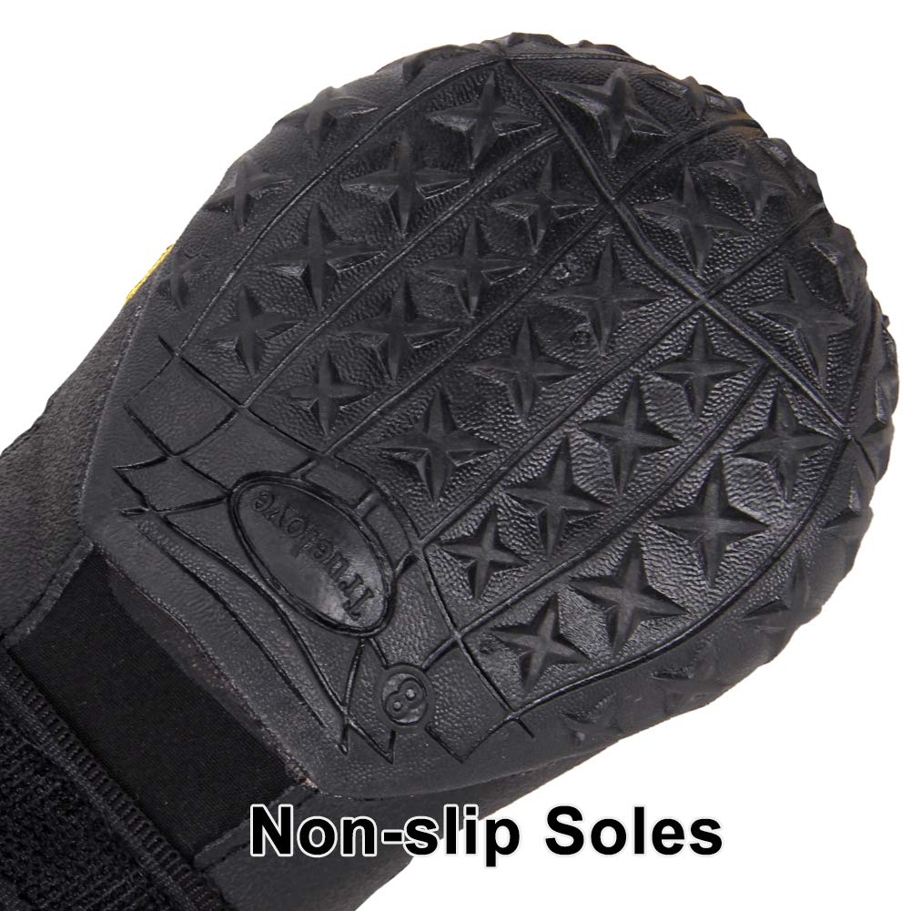 Mokcci Truelove Dog Boots Waterproof Dog Shoes With Reflective Straps For Small Medium Large