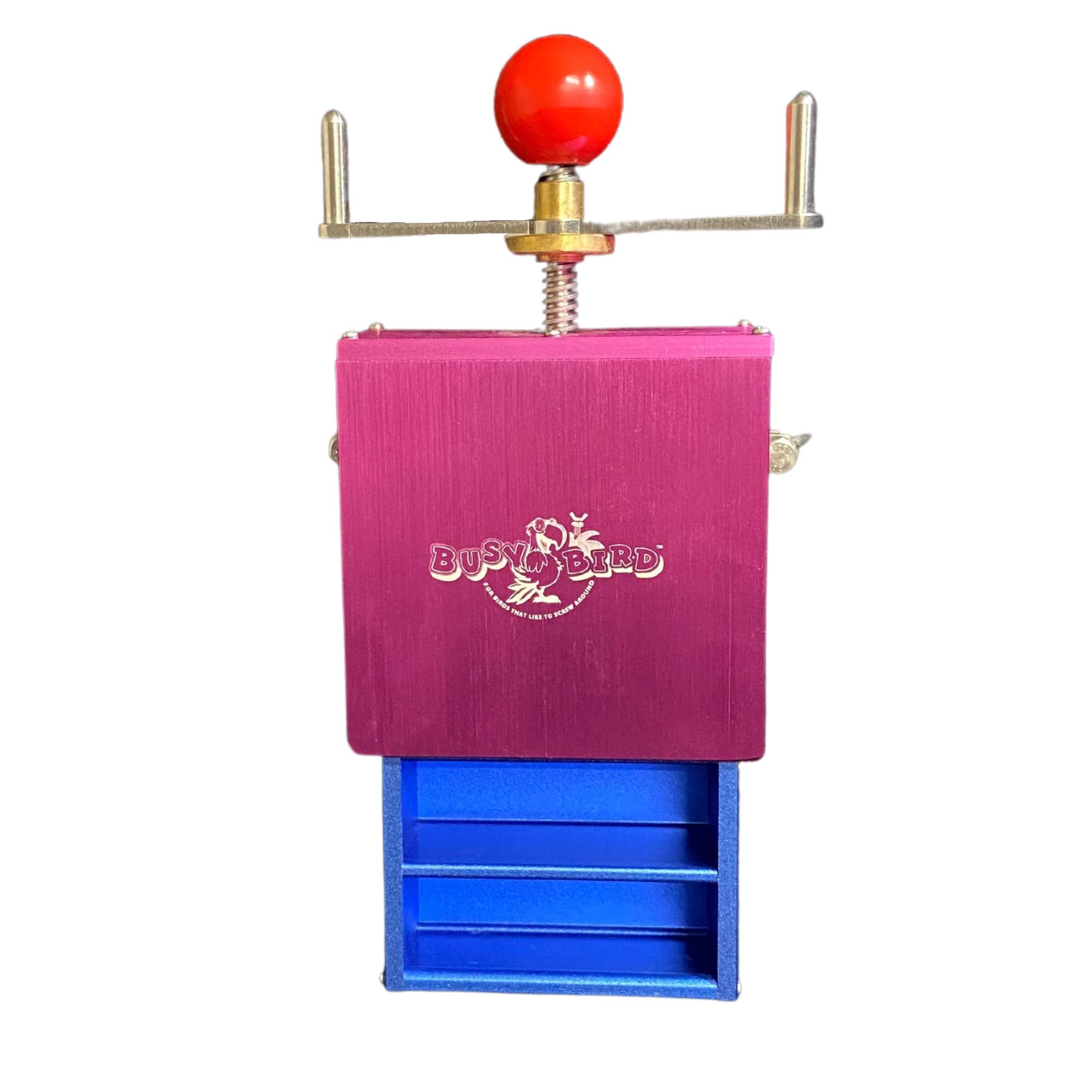 Ele-Waiter Foraging Bird Toy | Interactive Treat Dispenser | Promotes Natural Foraging Behavior | Bird Cage Accessories For Medi