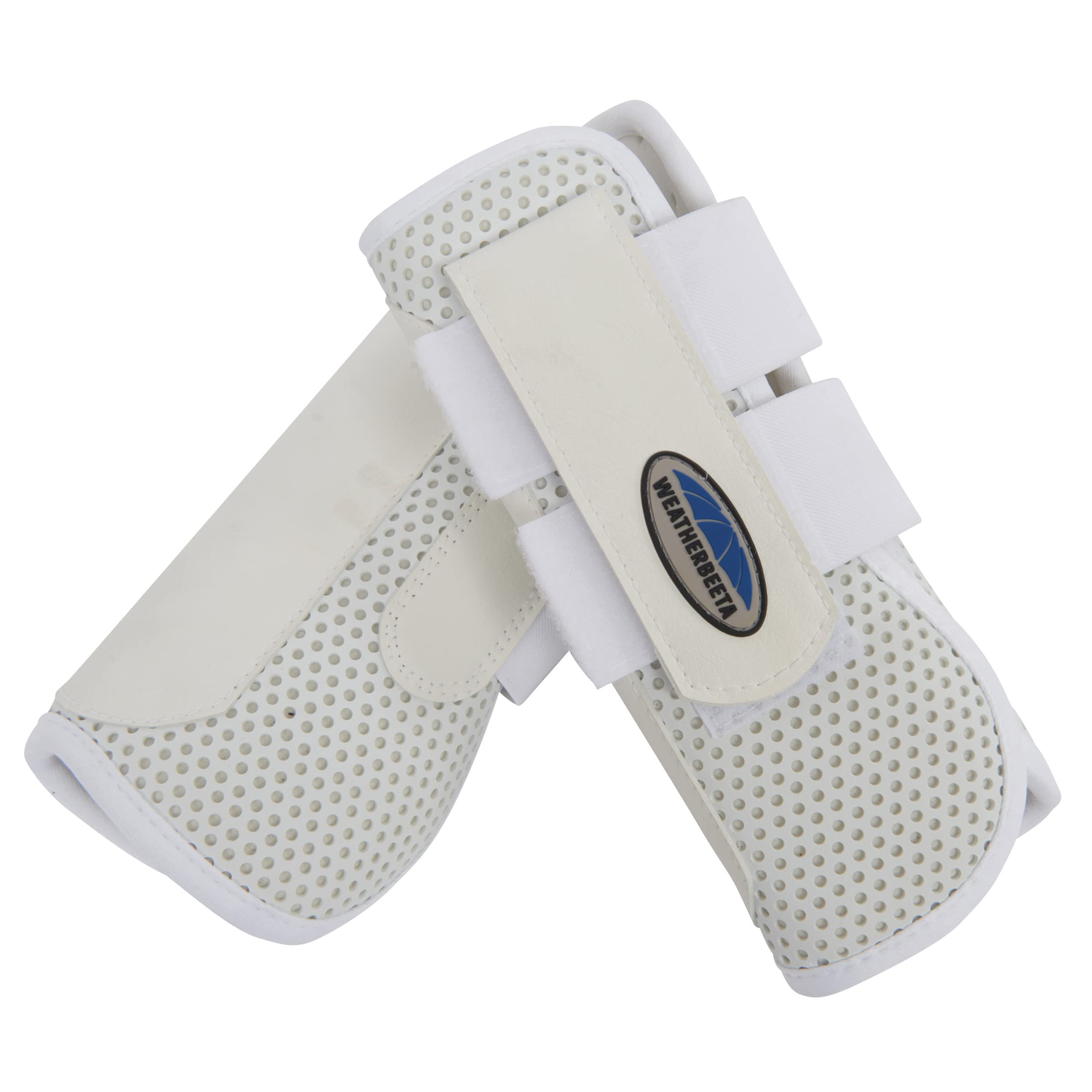 Weatherbeeta Lite Open Front Boots, White, Cob