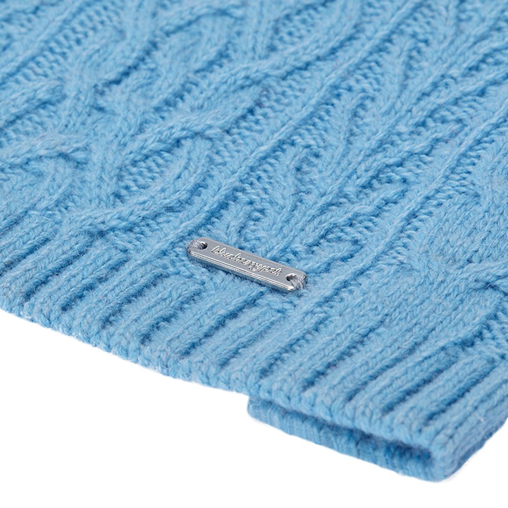 America'S Best Petcare Blueberry Dog Sweater - Alaskan Blue Wool Blend - Small, No-Sleeve Style For Boys