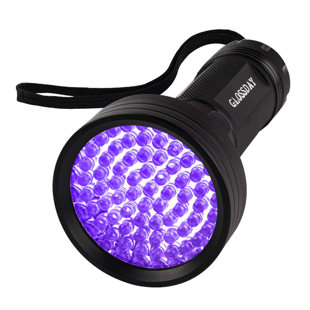 GLOSSDAY Blacklight Flashlight 68 LED UV Flashlight,Ultraviolet Flashlight Black Light Professional Pet Urine Detector for Dog/C