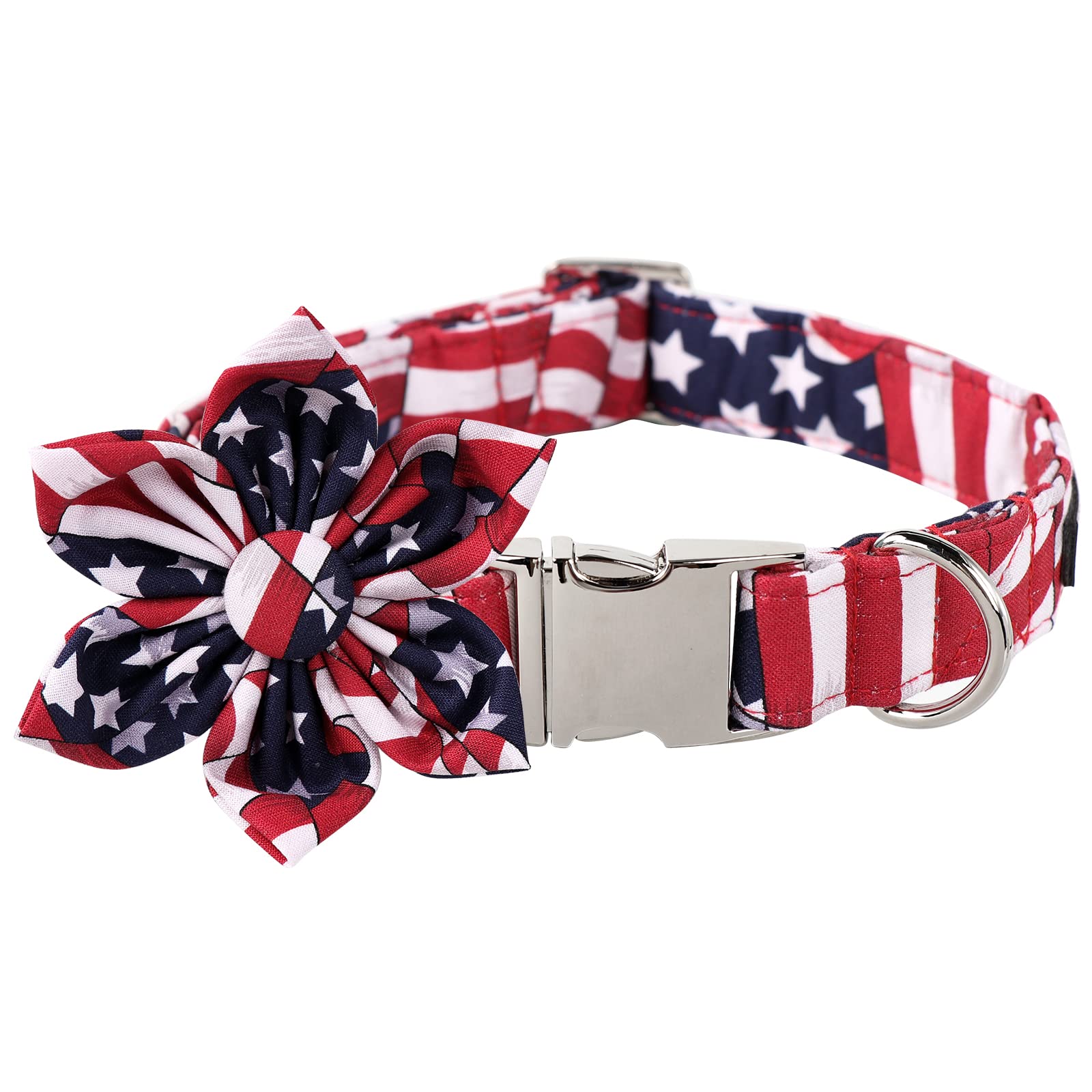 Lionet Paws Christmas Dog Collar With Bowtie, Dog Bowtie Collar With Metal Buckle For Dogs, Adjustable Comfortable Dog Collar Girl Boy Gift, Xl, Neck 16-26 In