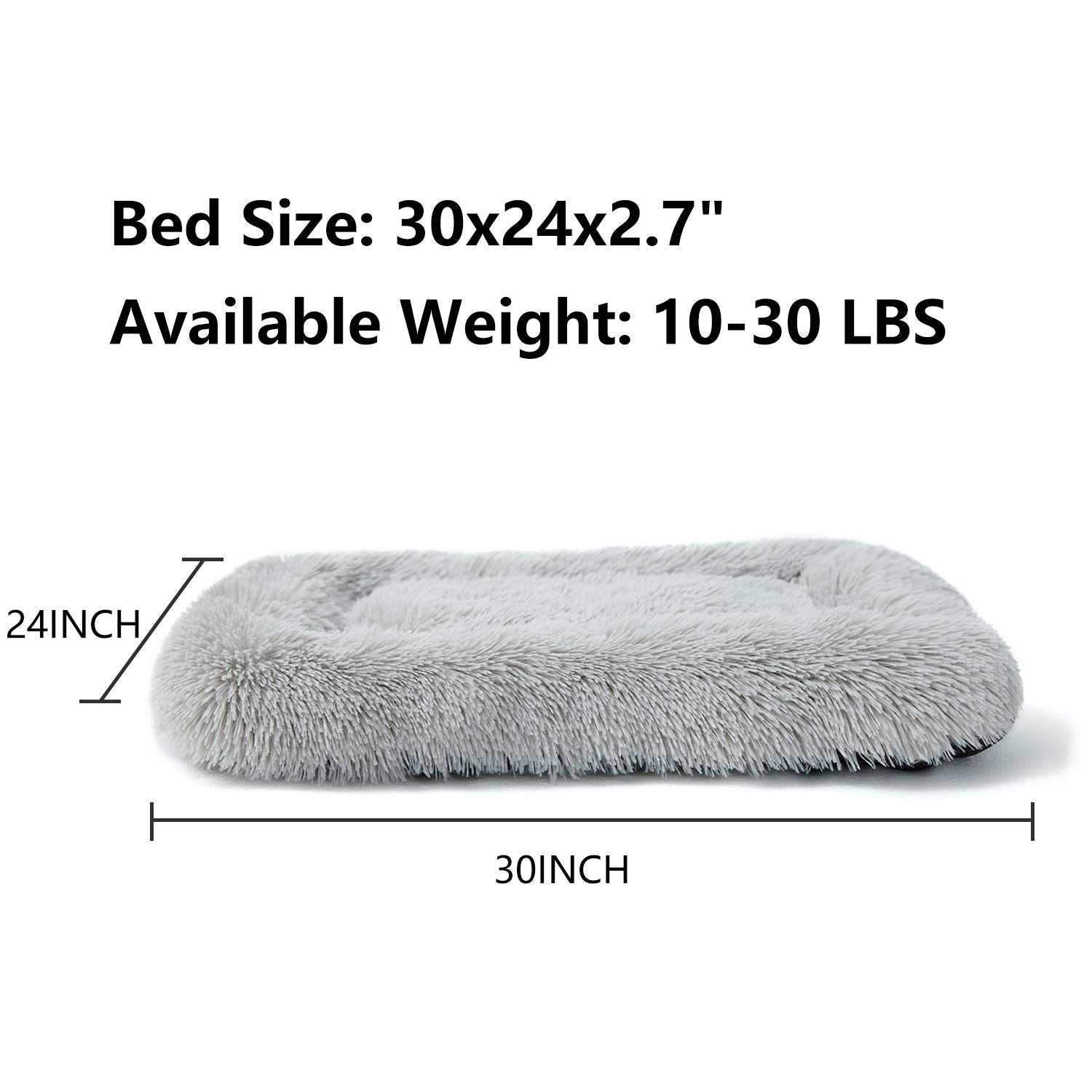 Dog Bed Medium Size Dogs, Washable Dog Crate Bed Cushion, Dog Crate Pad Medium Dogs 30 Inch