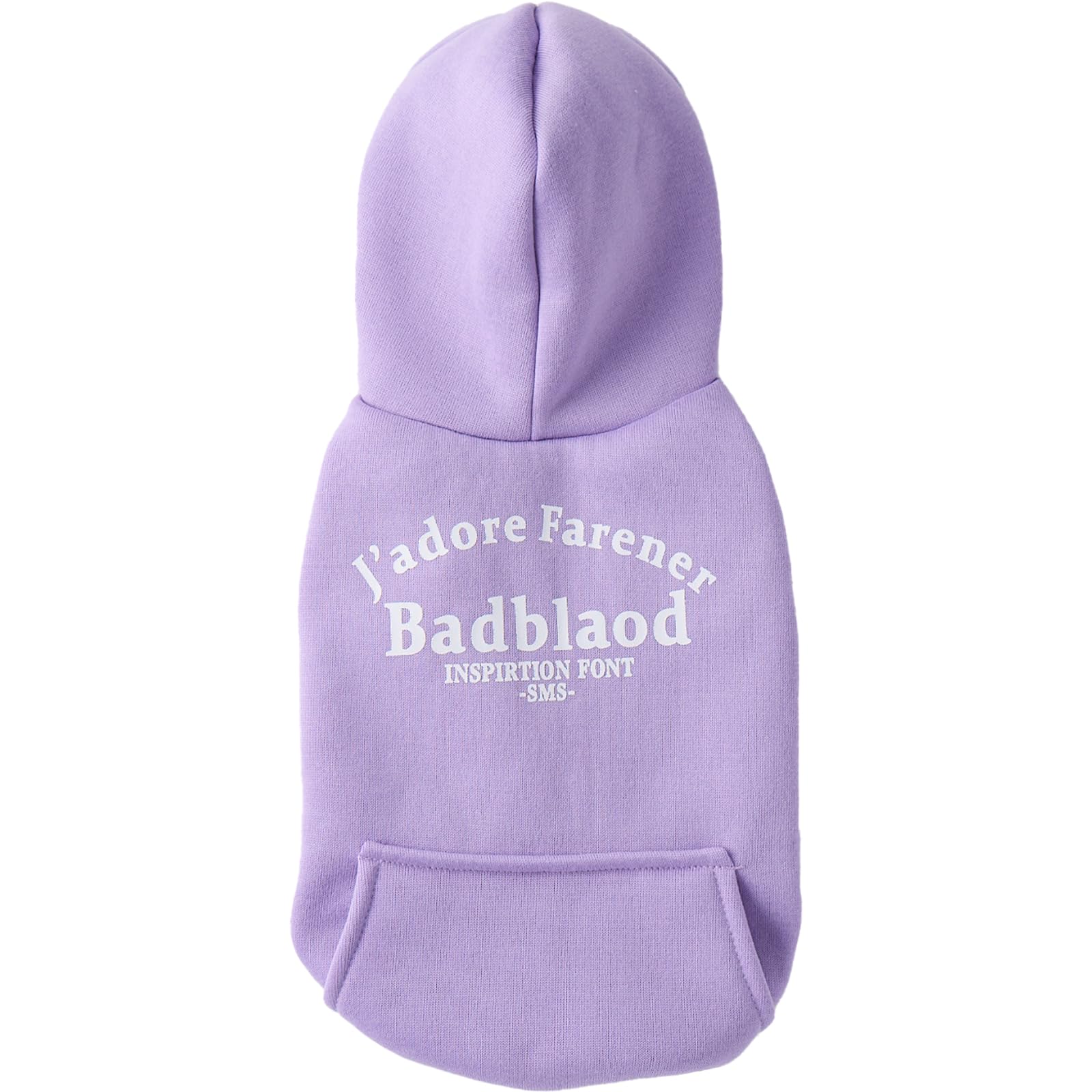 Winter Dog Hoodie Sweatshirts With Pockets Warm Dog Clothes For Small Dogs Chihuahua Coat Clothing Puppy Cat Custume (Purple, Xx