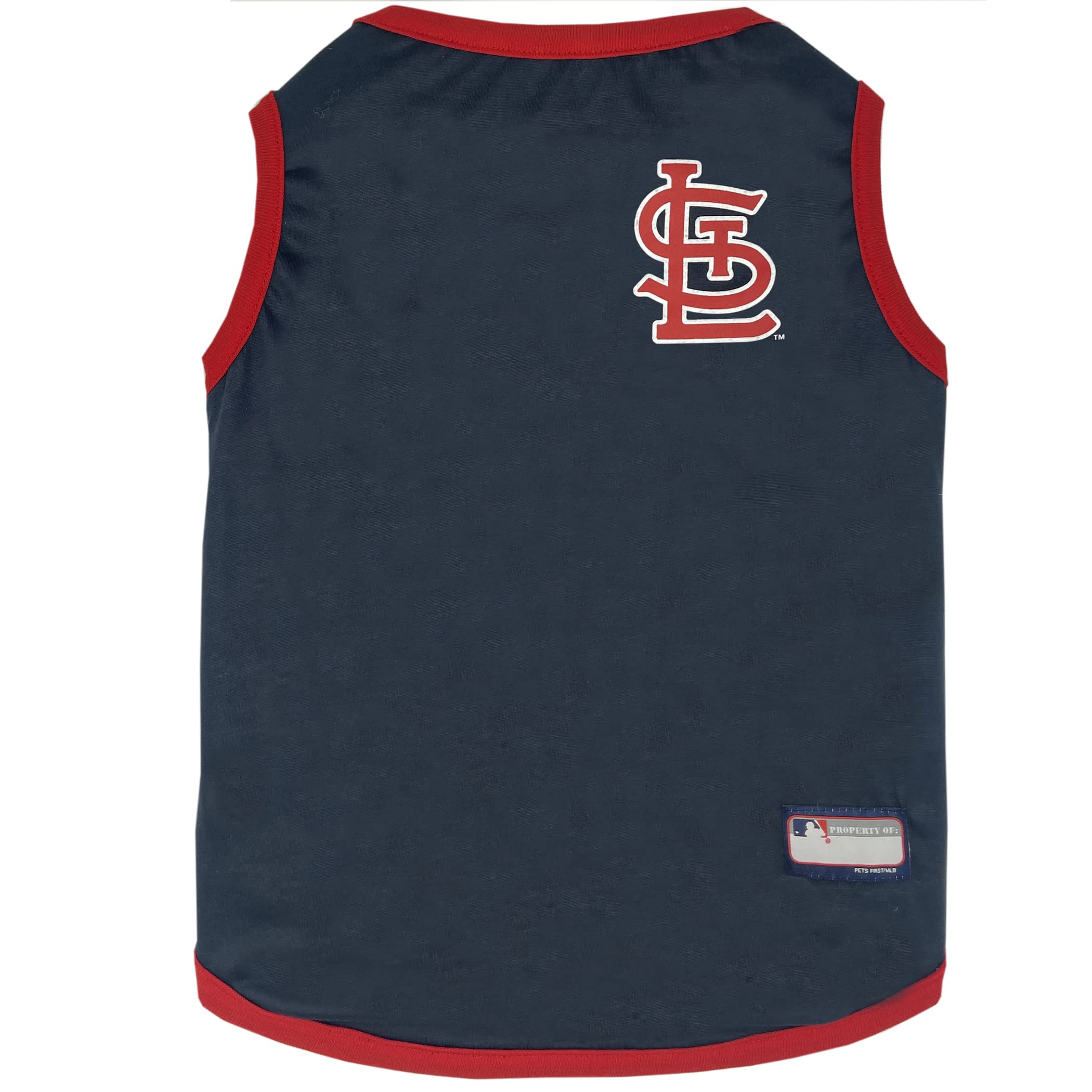 Pets First Mlb St Louis Cardinals Reversible T-Shirt, X-Large Dogs & Cats. A Pet Shirt The Team Logo That Comes 2 Designs; Strip