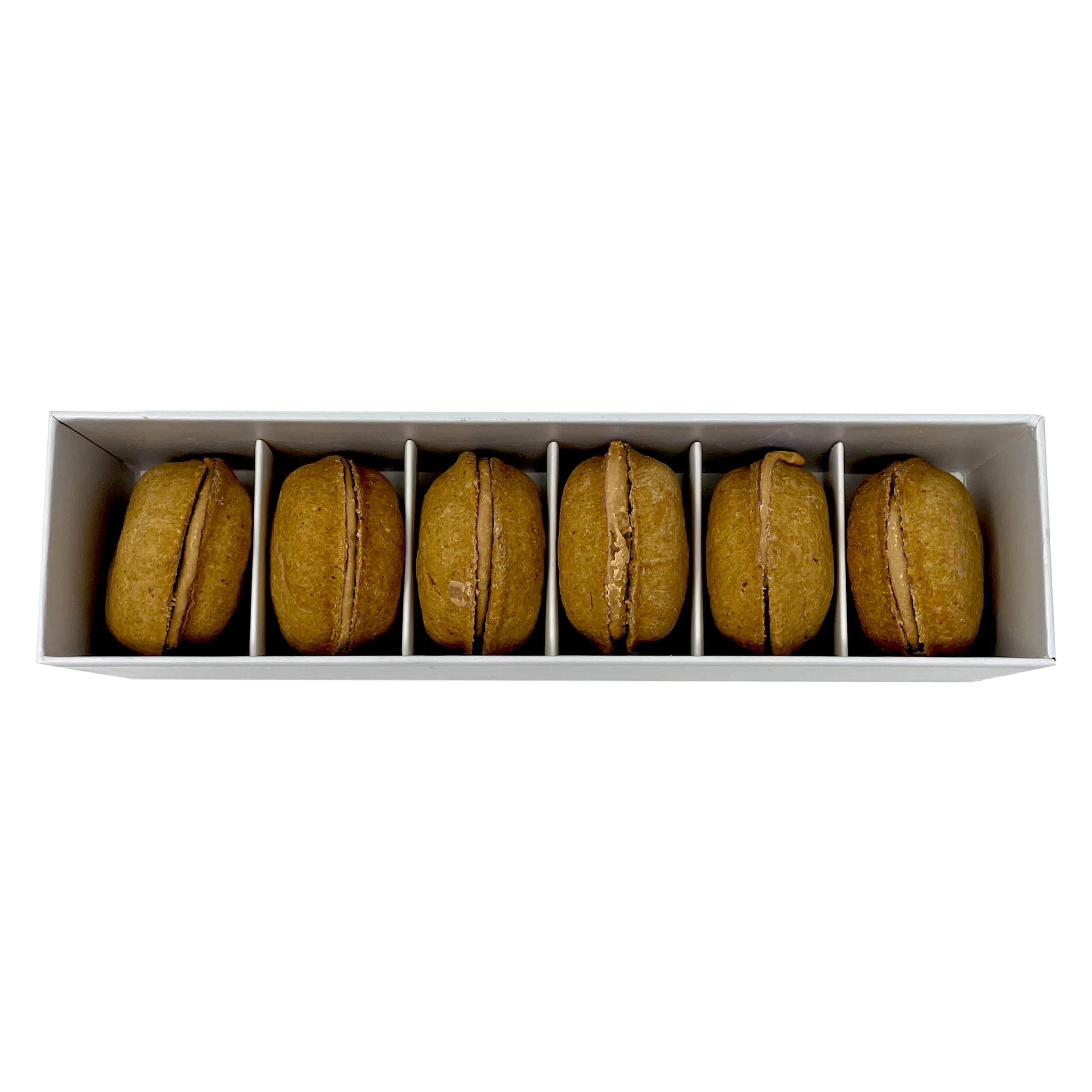 Dog Macarons - count of 6 (Dog Treats  Dog gifts)(D0102HIRL6A)