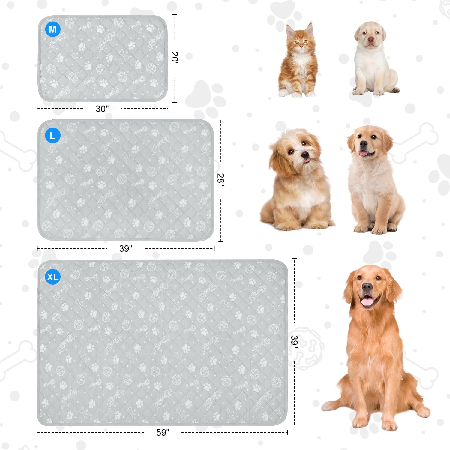 Mh Mylune Home Dog/Cat Cooling Mat, Arc-Chill Cooling Fiber & Endothermic Color Changing Pet Mat, 20'X30', Foldable & Washable,