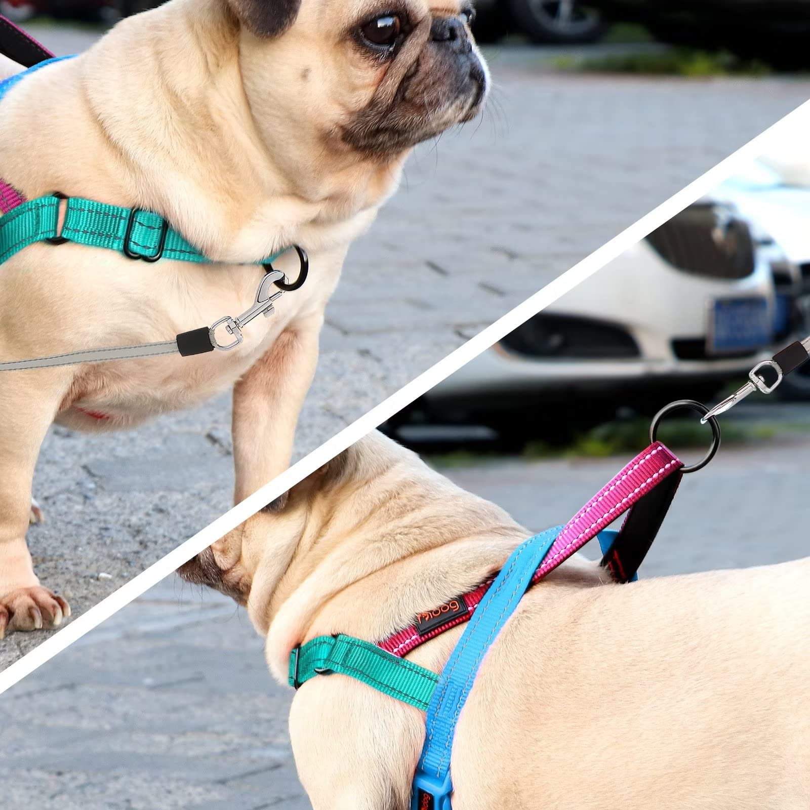 Didog No Pull Dog Harness With Soft Padded Handle, Quick Fit & Lightweight Adjustable Vest Harness, Easy For Training Walking Fo