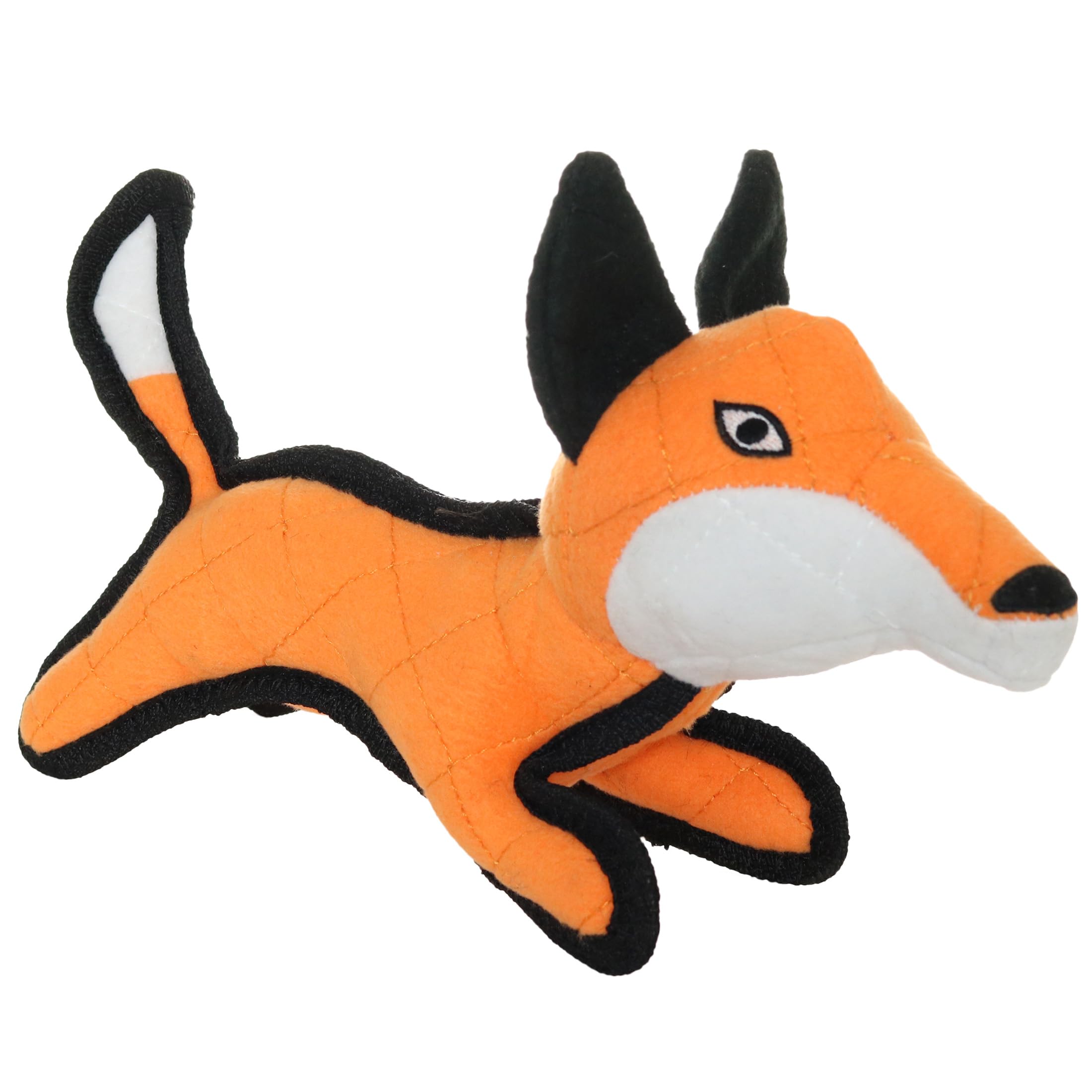TUFFY - Original : Fox Dog Toy : Ultra Durable Plush Dog Toy with Multiple Layers & Reinforced Seams, Washable and Floats, Origi