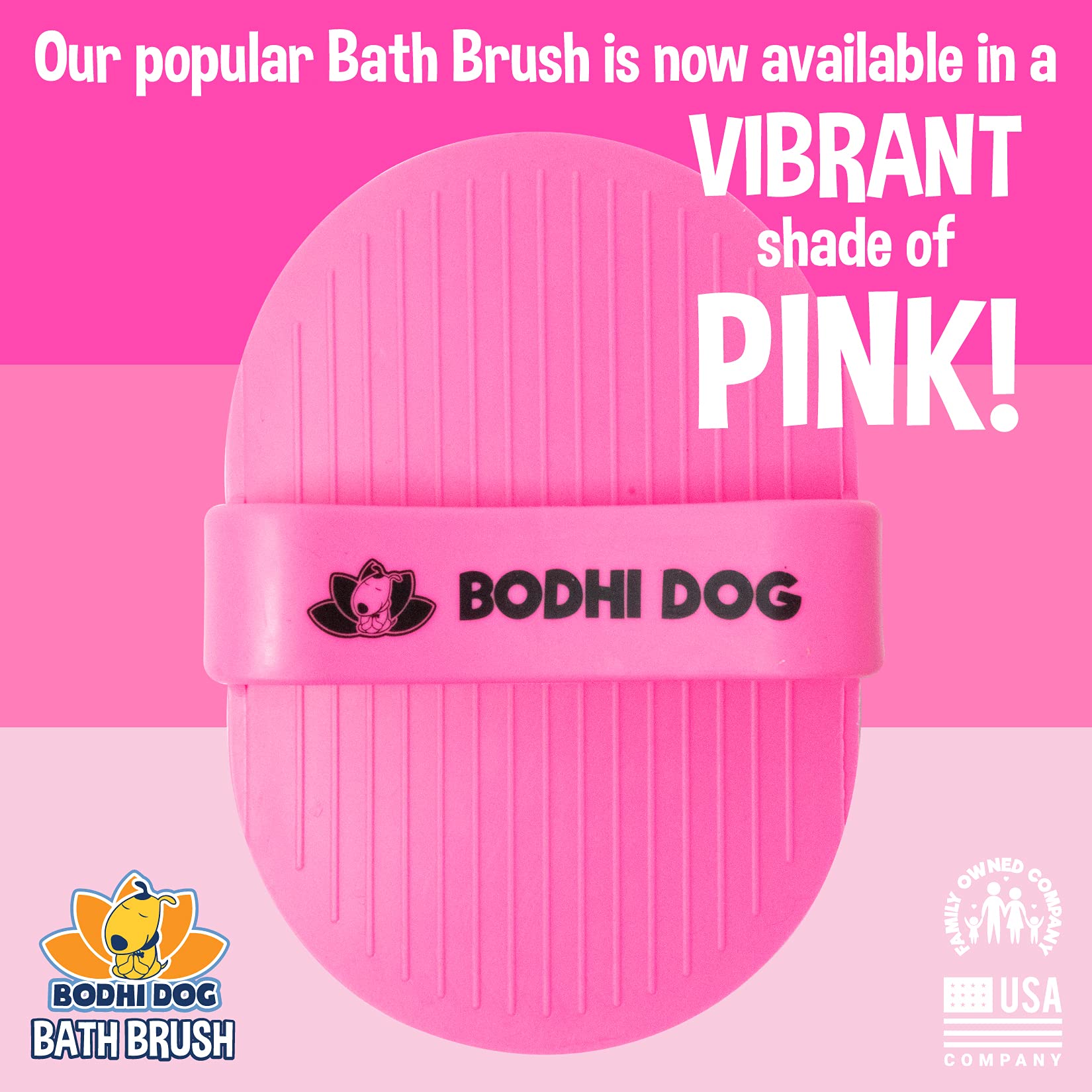 Bodhi Dog Shampoo Brush | Pet Shower & Bath Supplies For Cats & Dogs | Dog Bath Brush For Dog Grooming | Long & Short Hair Dog S