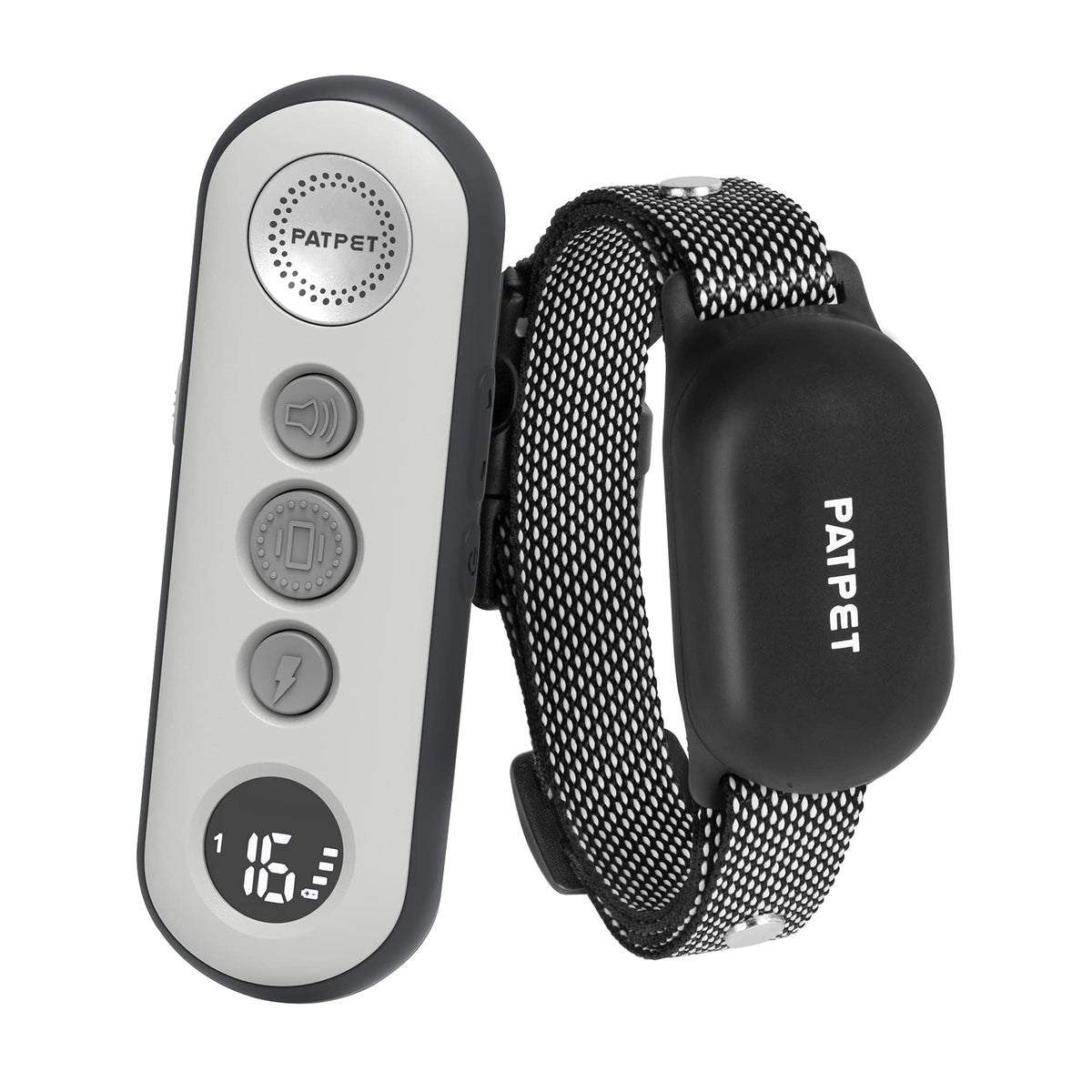 Patpet Dog Training Collar With Remote - Electric Dog Shock Collar For Small Medium Large Dogs - 3 Adjustable Safe Modes, Rechar