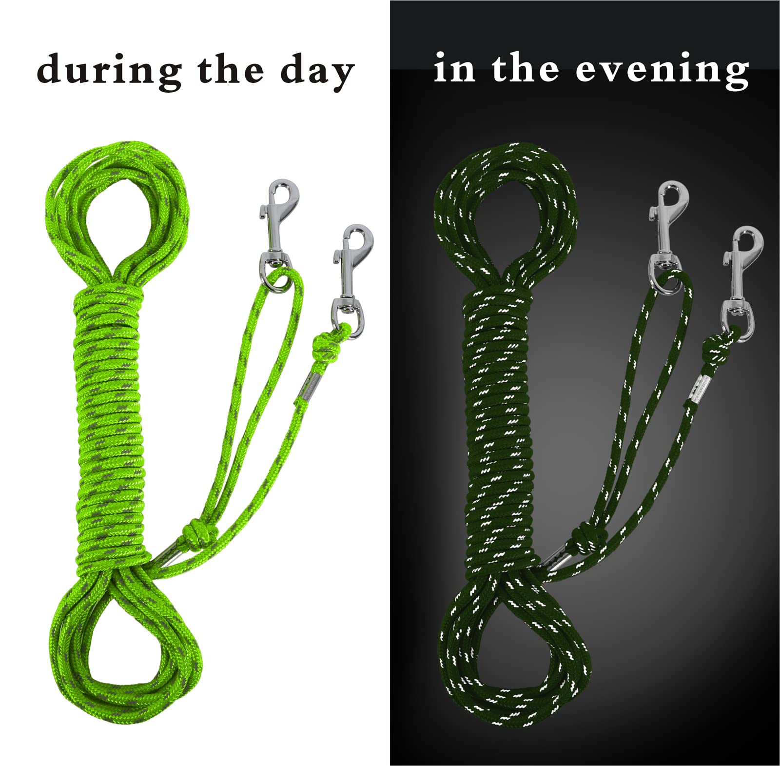 Reflective Cat Leash -30Ft Cat Cable Out Escape Proof Walking Leads Yard Long Durable Safe Leash Traning Play Outdoor For Puppie