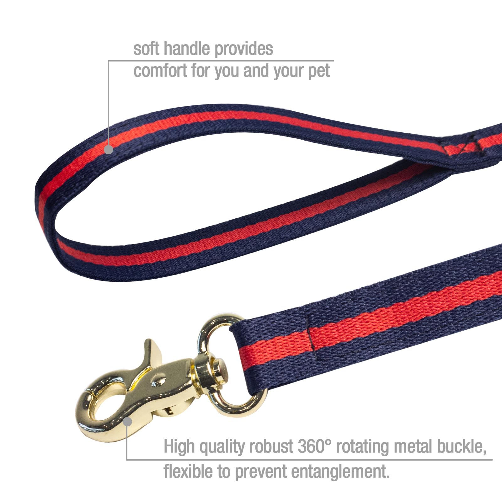 echentie Elegant and Nobility Dog Leash, Comfortable and Durable Pet Leash for Small Medium Big Large Dogs