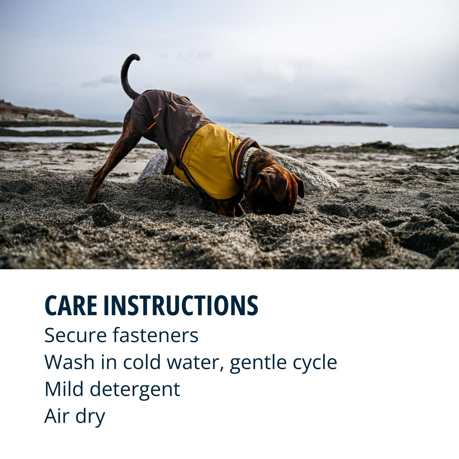 Ruffwear, Sun Shower Dog Raincoat, All-Weather Jacket, Waterproof, Windproof & Lightweight, Earth Brown, Medium