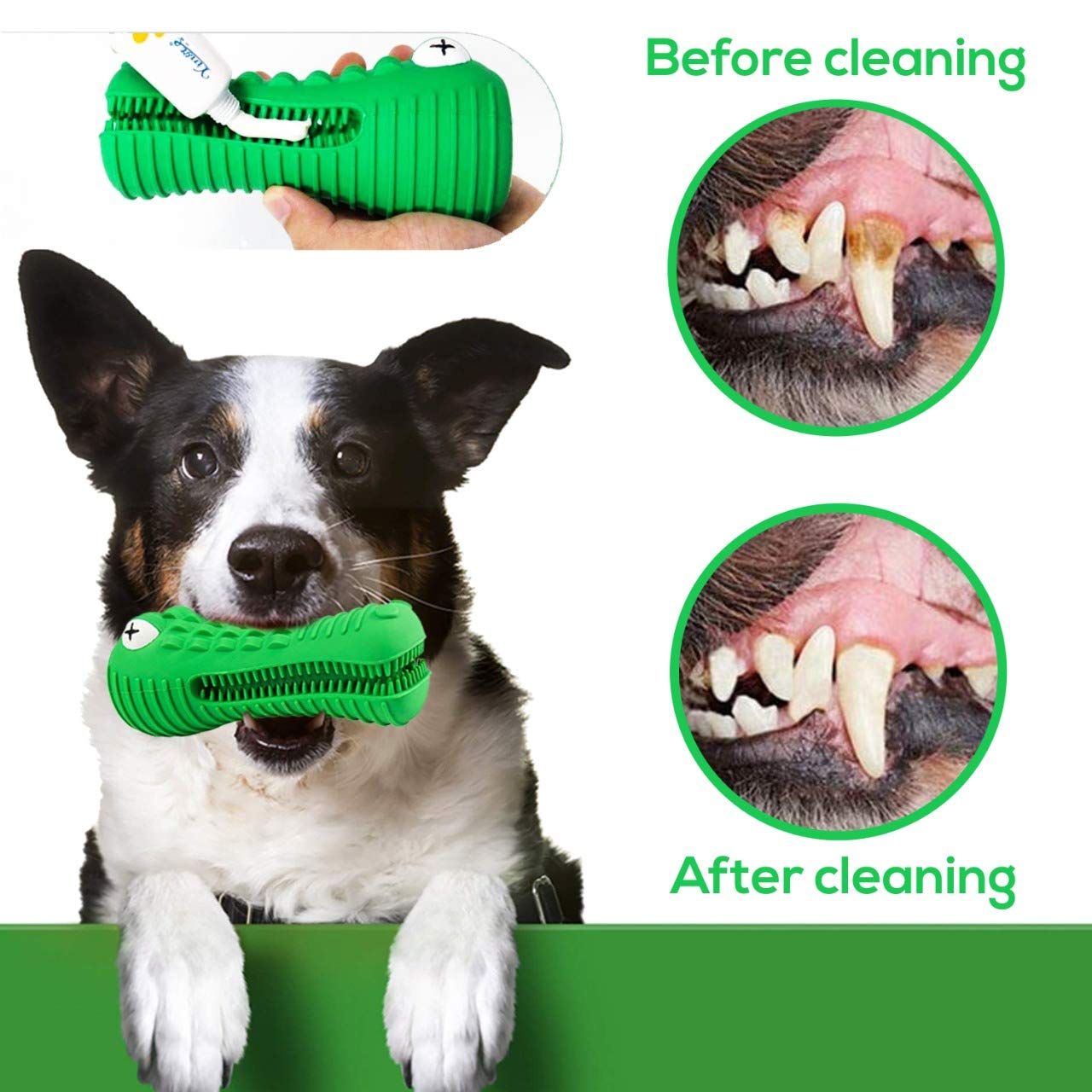 Zp-Py Dog Chew Toys For Aggressive Chewers, Alligator Head For Large Medium Breed Nearly Indestructible Dog Chewers Toothbrush R