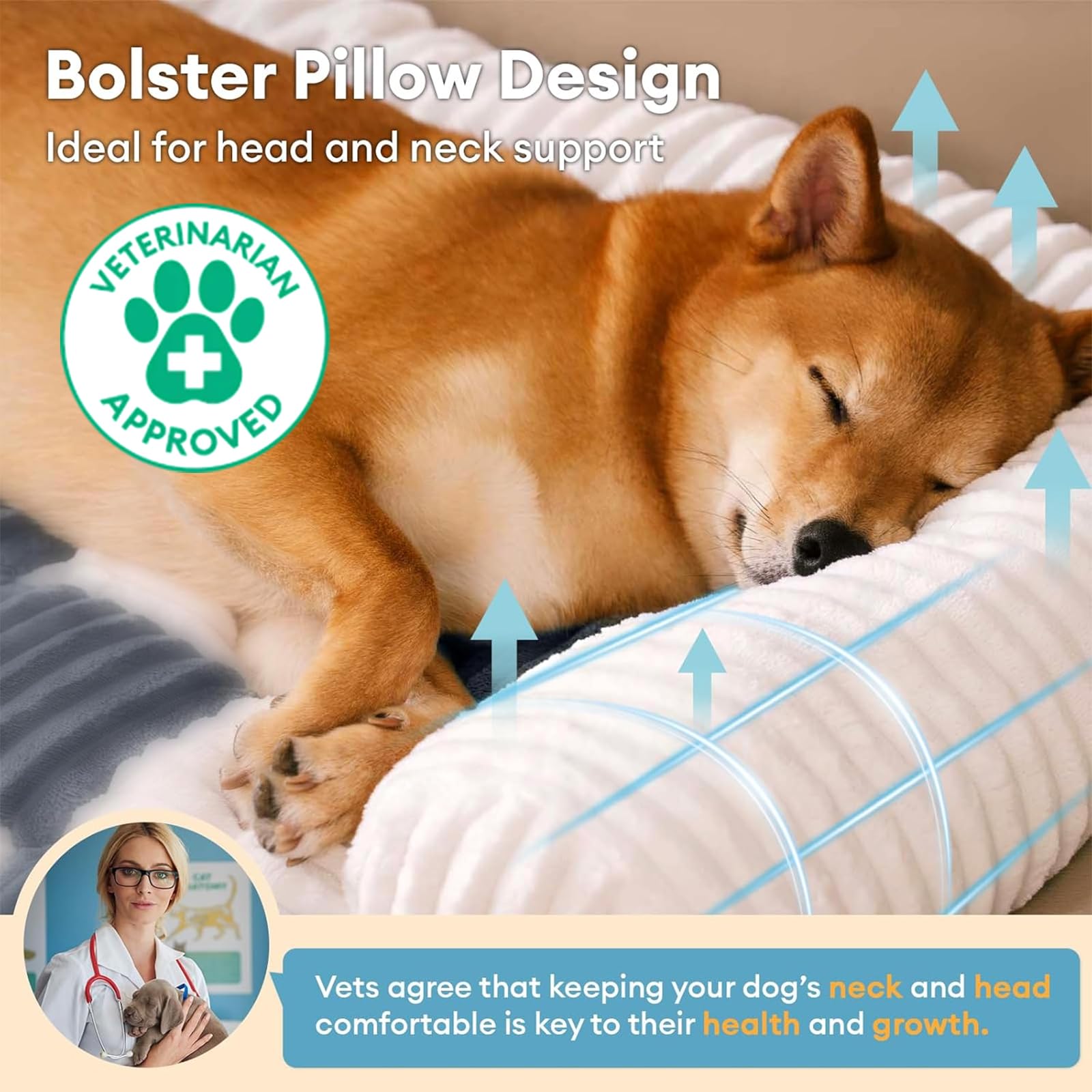 Funny Fuzzy Couch Cover For Dogs, Loveseat Covers Bed For Large Dogs Cream Plaid Washable Pet Mat For Furniture Protector For Ca