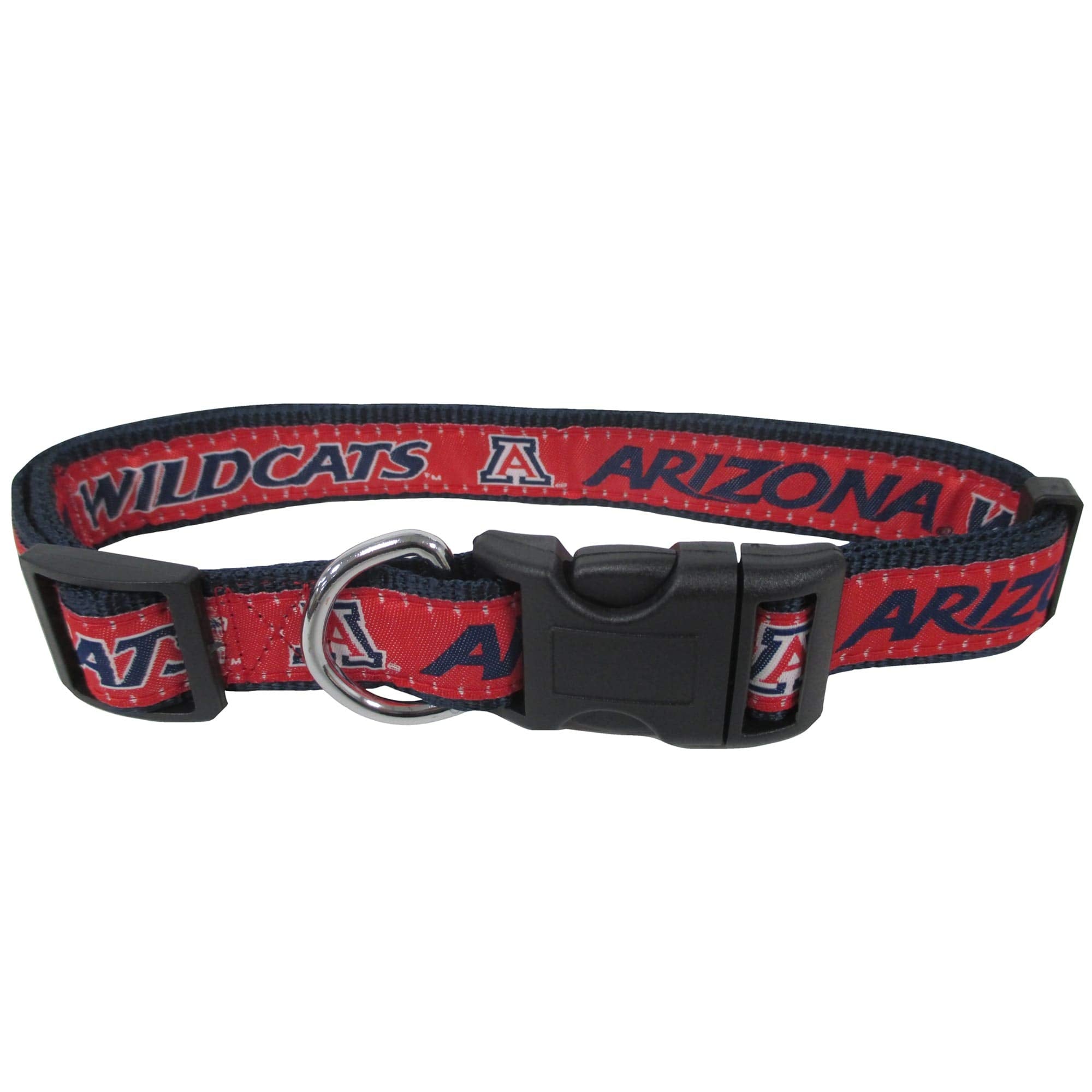 Pets First Collegiate Pet Collar Old Version Arizona Wildcats Dog Collar, Size Large. Best Sports Team Collar For Dogs & Cats. A Shiny & Colorful Dog & Cat Collar Licensed By The Ncaa