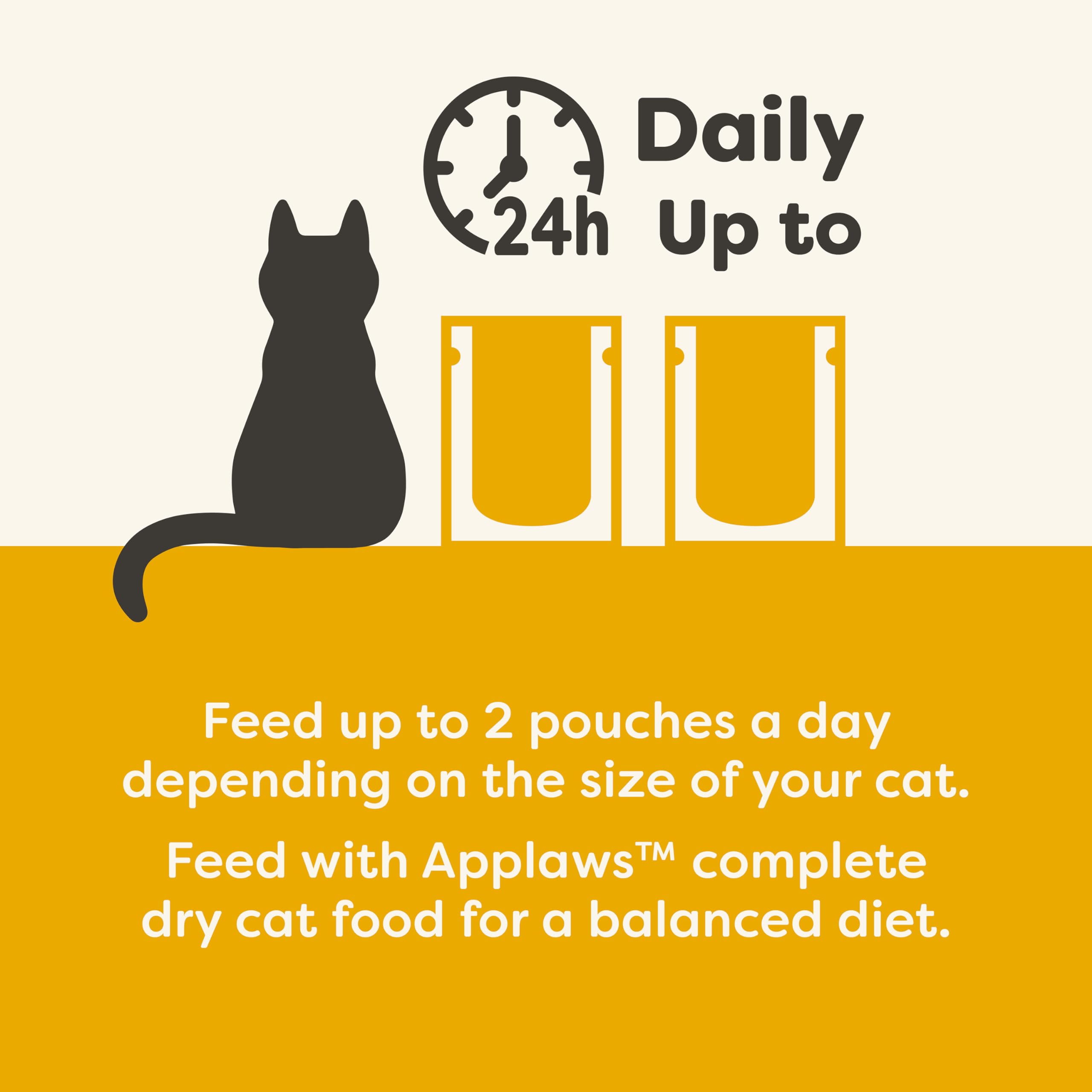 Applaws Natural Bone Broth Wet Cat Food Topper, Limited Ingredient Bone Broth for Cats, Wet Food Topper for Cats with No Artific