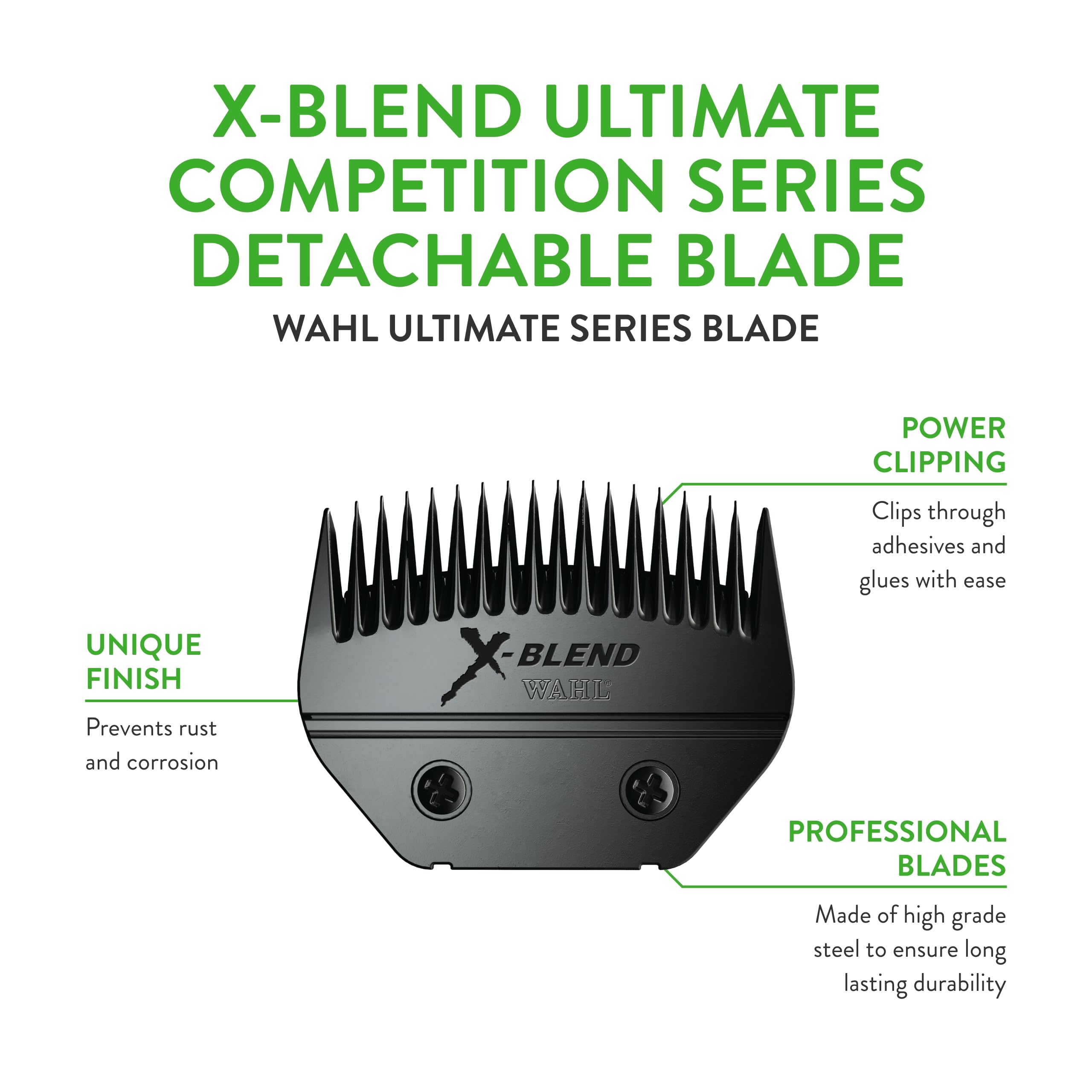 Wahl Professional Animal X-Blend Ultimate Competition Series Detachable Blade For Cattle And Sheep (2450-500)