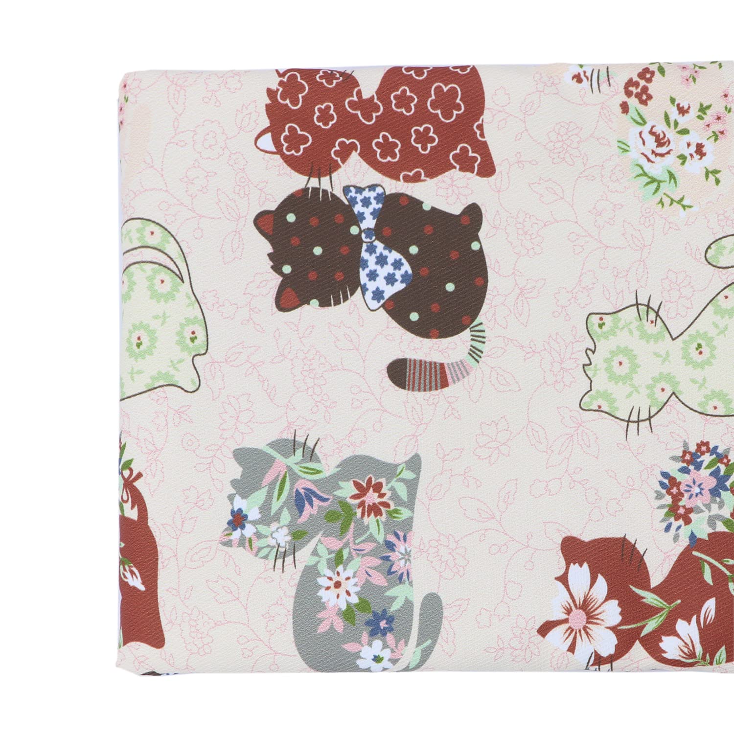 Wontee Small Pet Sleeping Pouch Sleep Bag Warm Bed Hideout For Hamsters Hedgehogs Sugar Gliders Squirrels (M, Pink Cat)