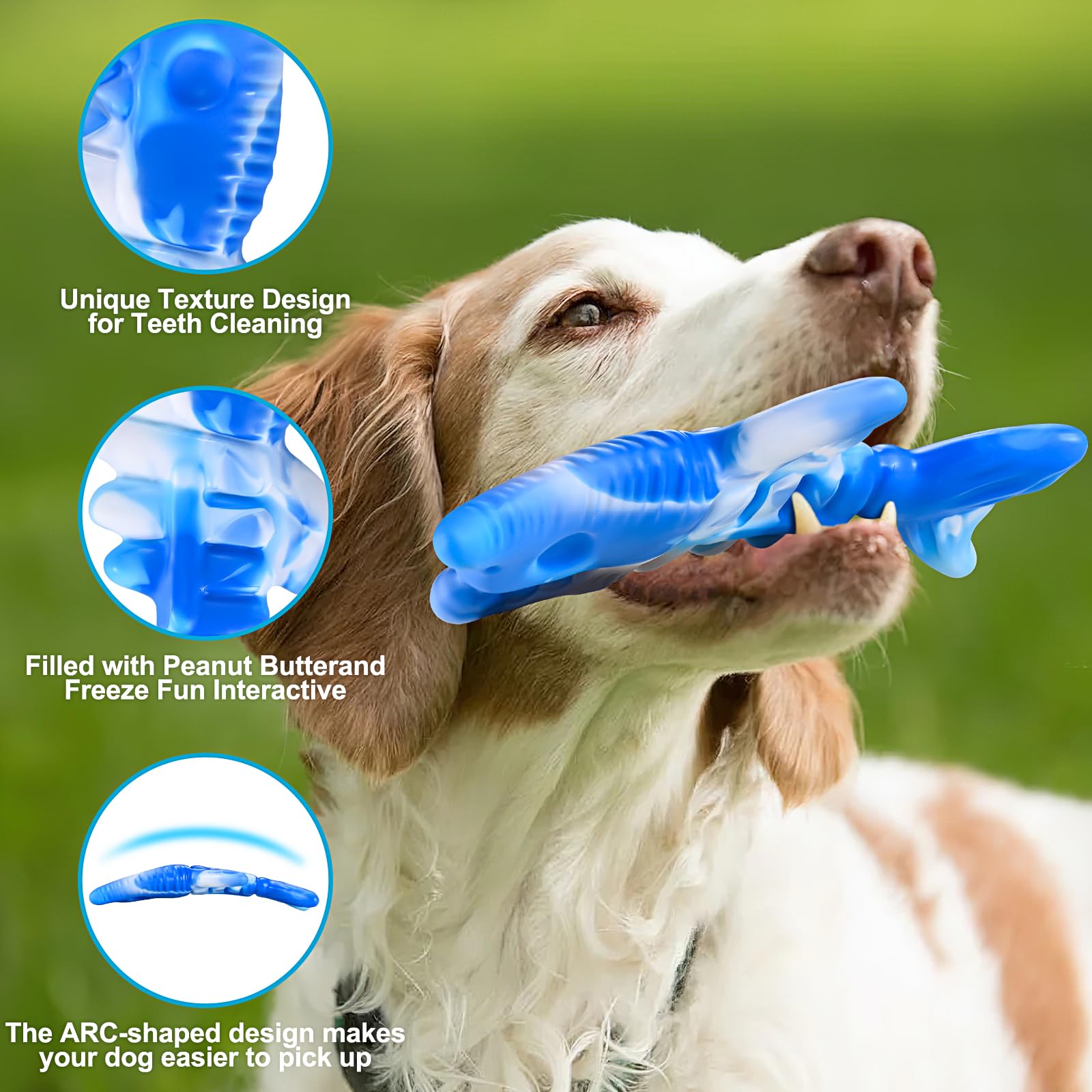 KXK Durable Dog Chew Toys for Aggressive Chewers Large Medium Small Breed, Tough Dog Toys for Large Medium Small Dog and Puppies