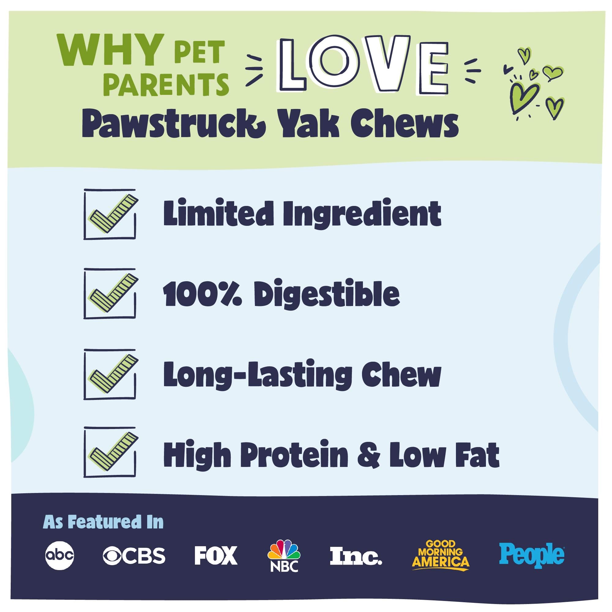 Pawstruck Monster Yak Dog Chew (6-7 oz) - Natural Himalayan Yak & Cow Milk/Cheese Long-Lasting, Jumbo Treat for Dog, Best XL Thi