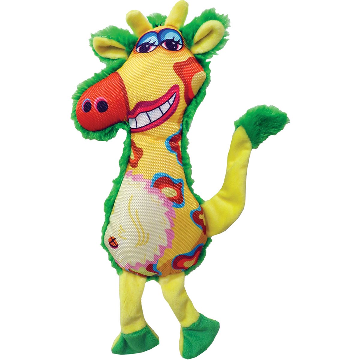 SCOOCHIE PET PRODUCTS Gina Giraffe Dog Plush Toy, 13-Inch