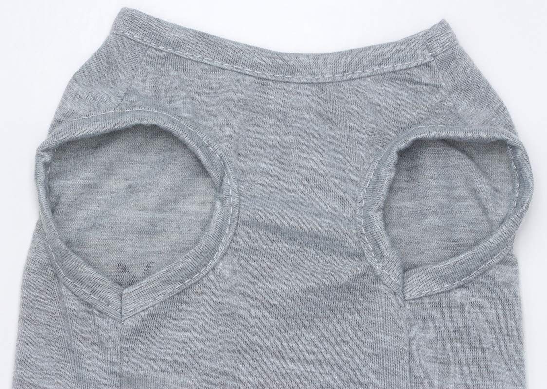 Oasis Plus Mommy'S Boy Gray Pet T-Shirt Vest Outfits Clothes For Female Male Dog Cat Rabbit