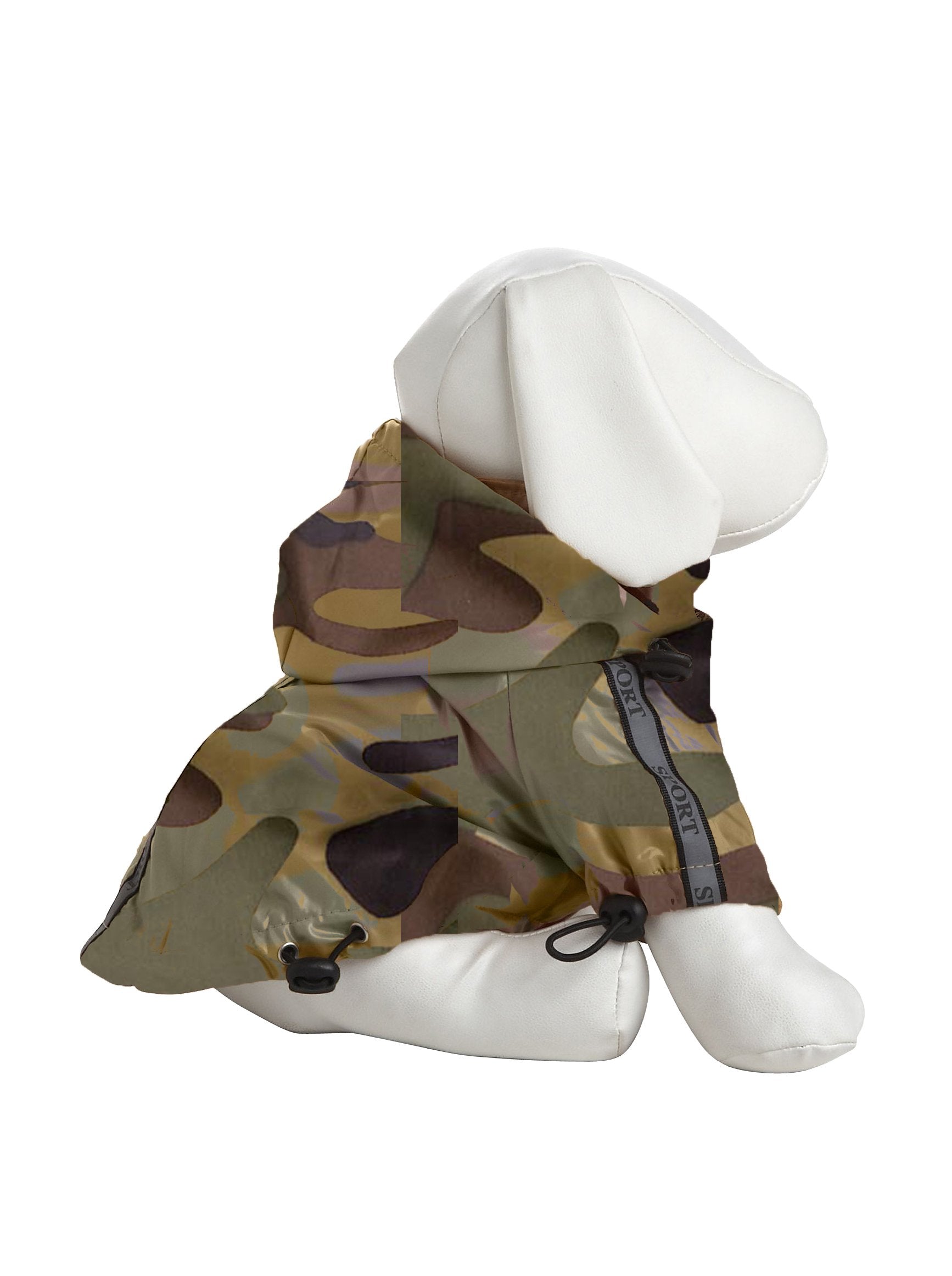 Reflecta-Sport Adjustable Reflective Weather-Proof Pet Rainbreaker Jacket(D0102H707QU.)