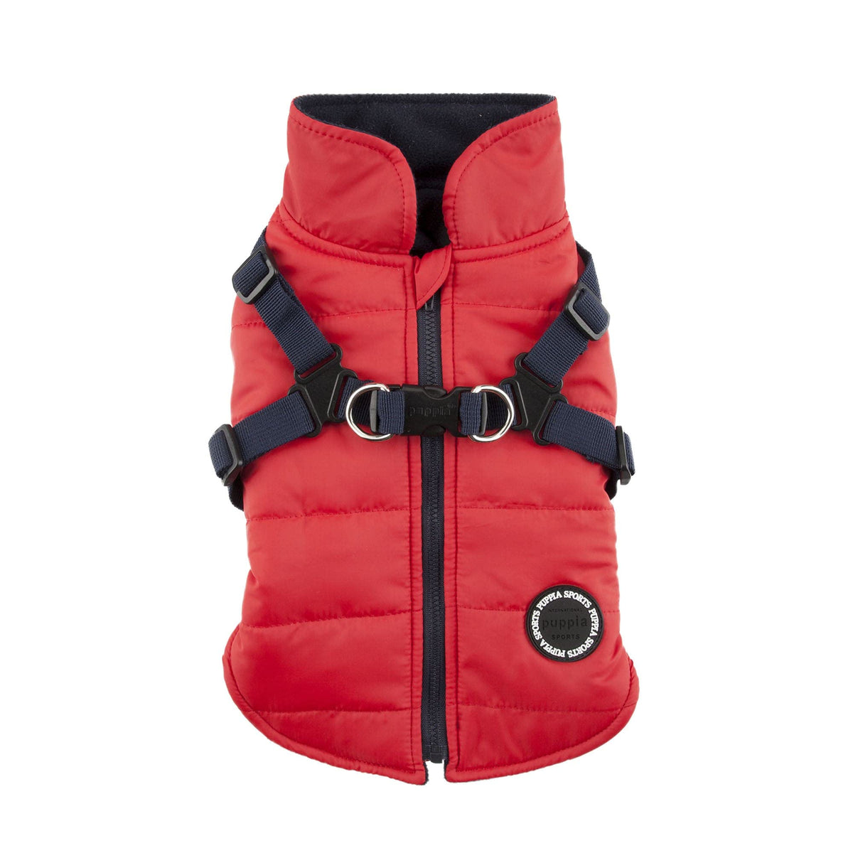 Puppia Authentic Mountaineer Ii Winter Vest, Large, Red