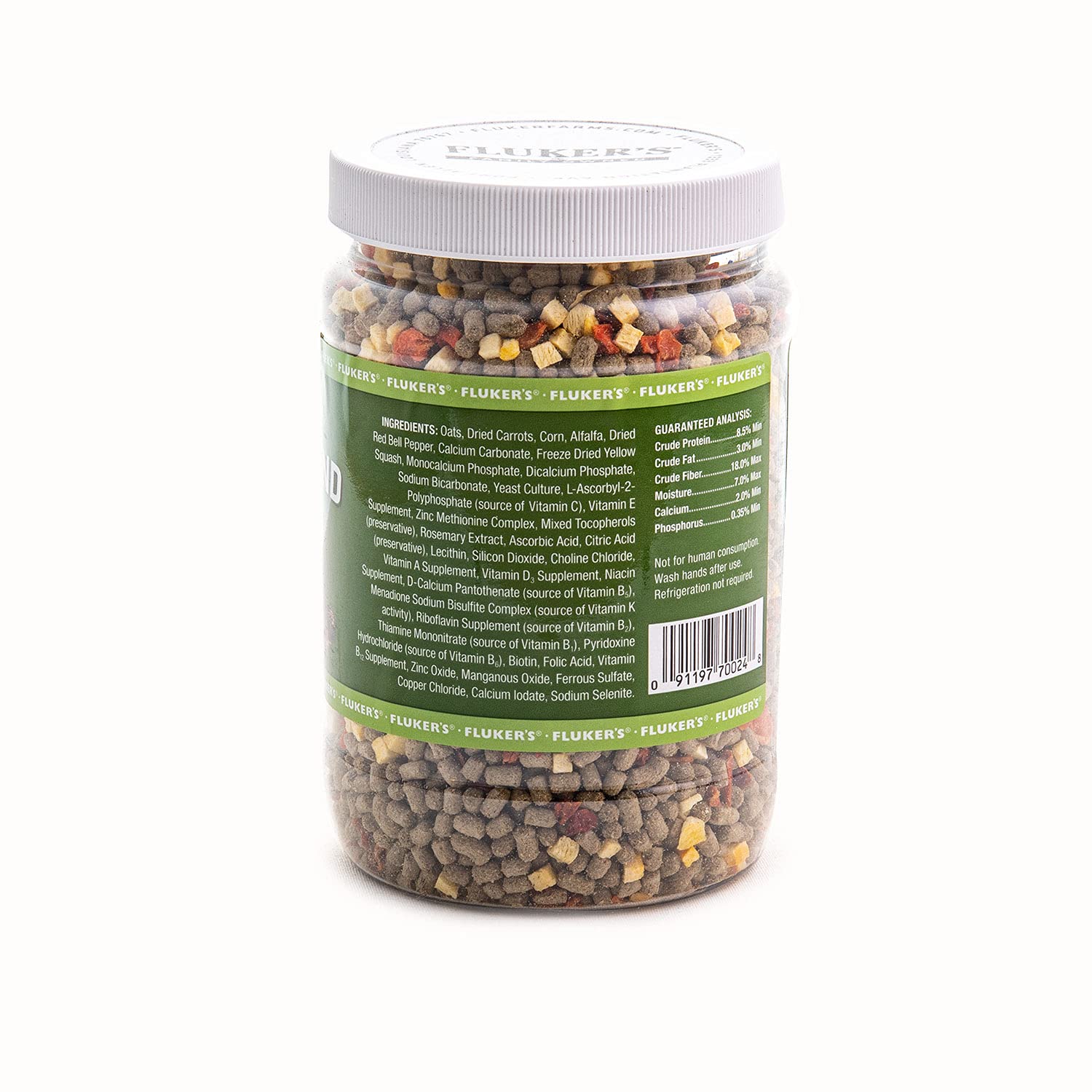 Flukers Buffet Blend Tortoise Food - Ideal for Box Turtle Food, Complete & Balanced Diet with Veggies and Fortified Pellets, Fr