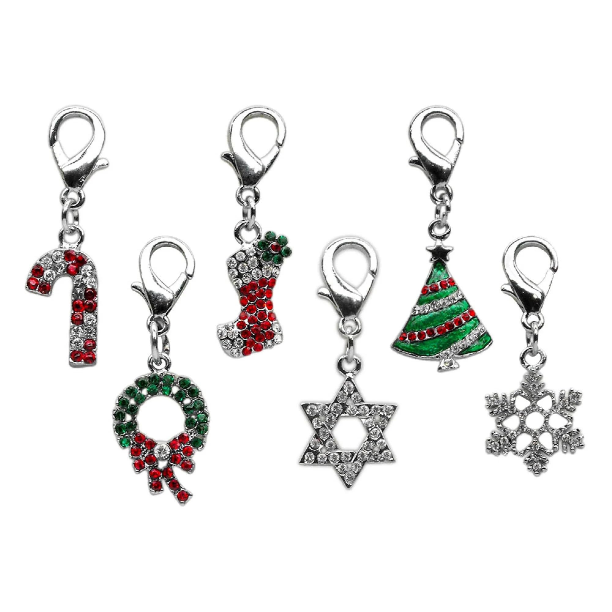 Lobster Claw Charm, &quot;Holiday Group&quot; *Choose from 6 different charms!* Star Of David