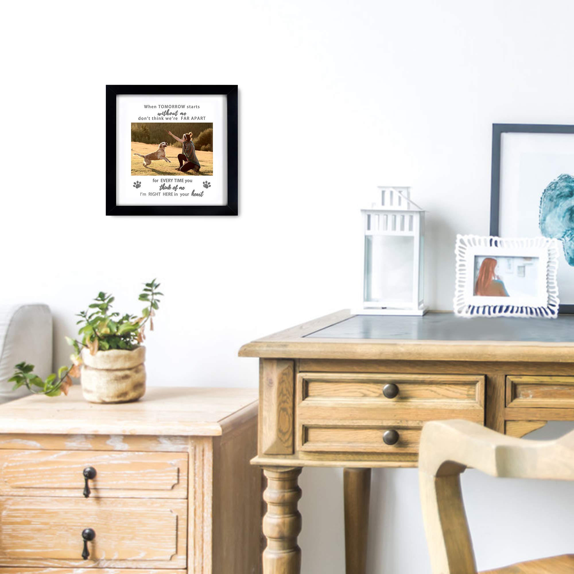 Kcrasan Pet Memorial Collage Frame - Dog Memorial Picture Frame For Pet Loss Of Gift - Dog Remembrance Frame Dog Or Cat With Sympathy Pet Tribute Keepsake