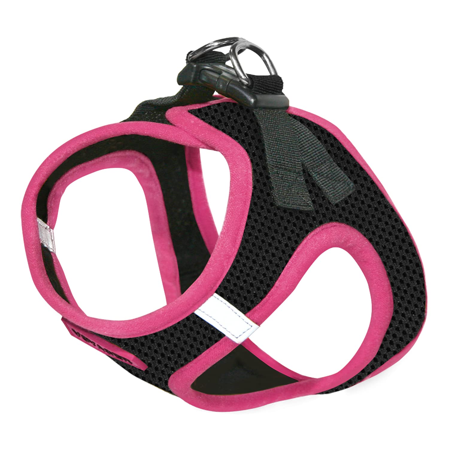 Voyager Step-In Air Dog Harness - All Weather Mesh Step In Vest Harness For Small And Medium Dogs By Best Pet Supplies - Pink Trim, Xl