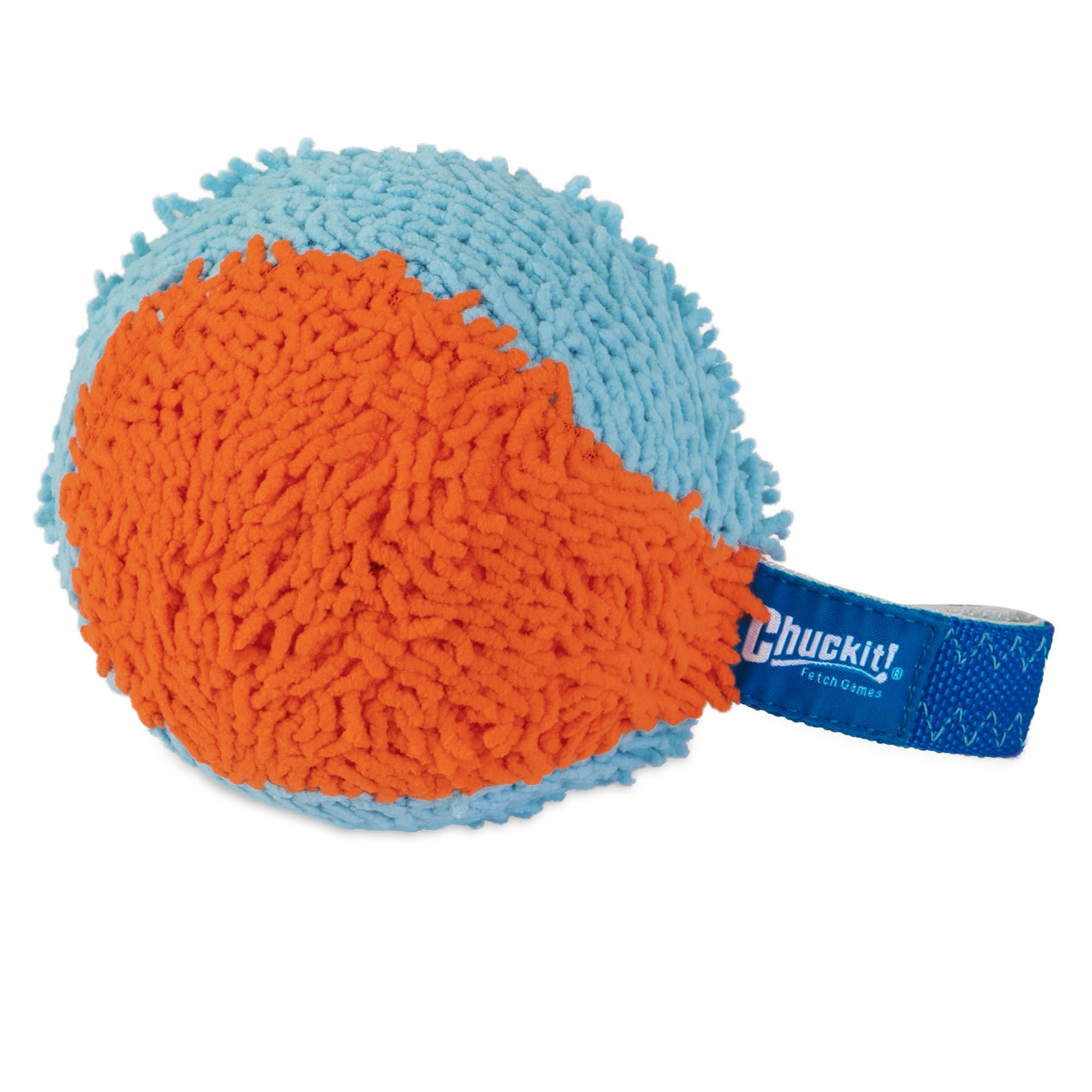 Chuckit! Indoor Fetch Shaker Dog Toy (7.5 Inch), Orange And Blue