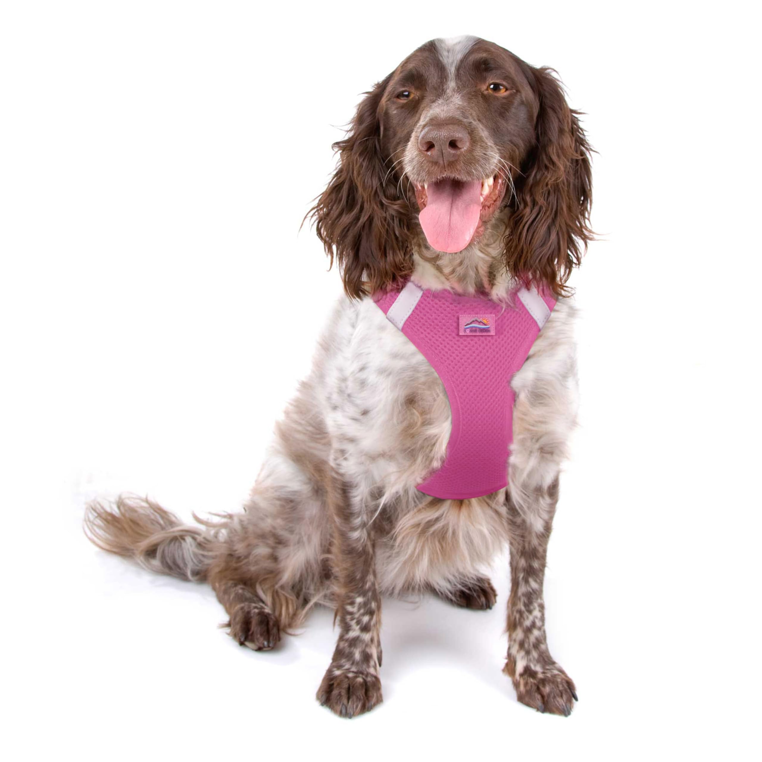 Doggie Design Choke Free Reflective Step In Ultra Harness Pink American River (Xxl)