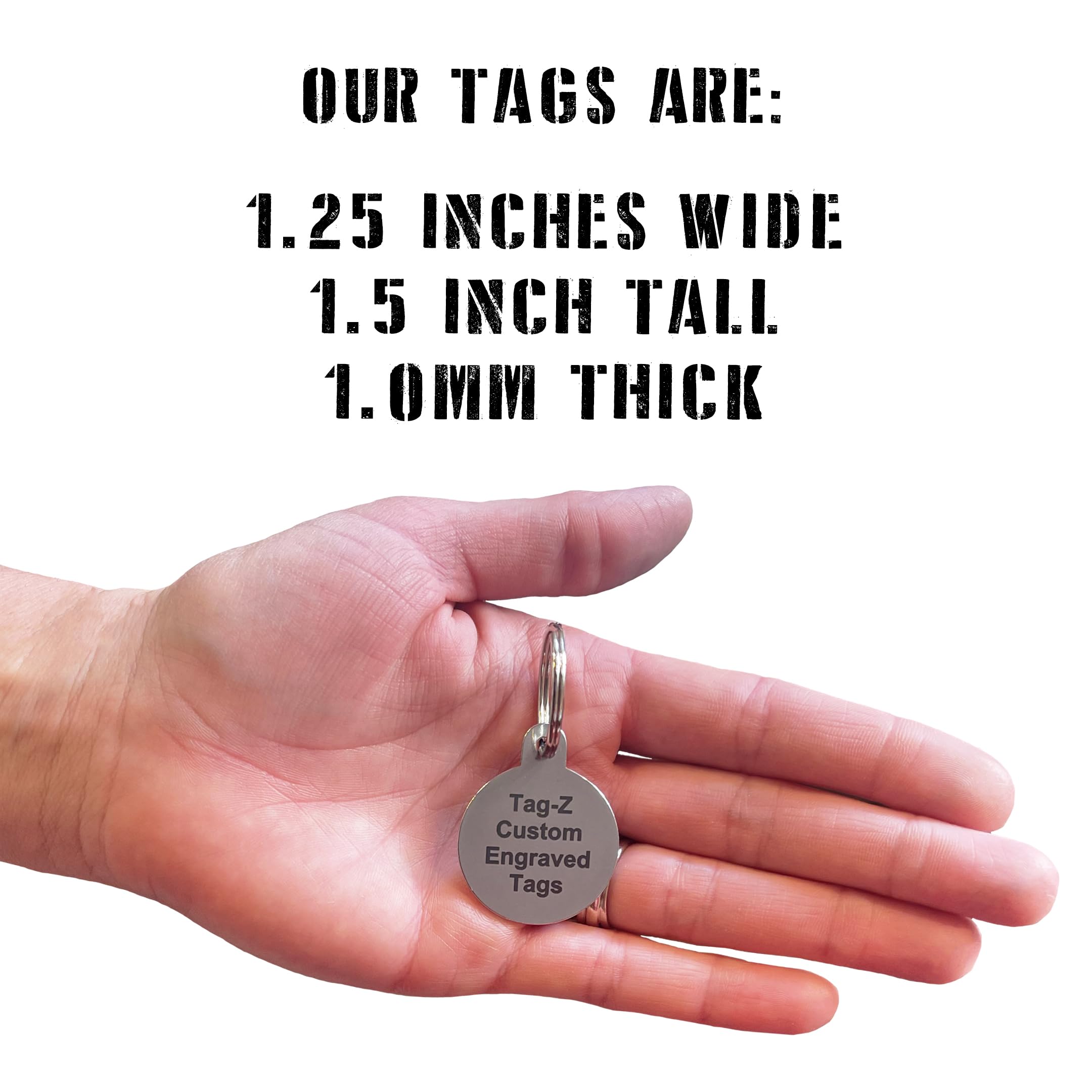 Maryland Flag Pet Id Tags, Custom Printed And Laser Engraved Circle