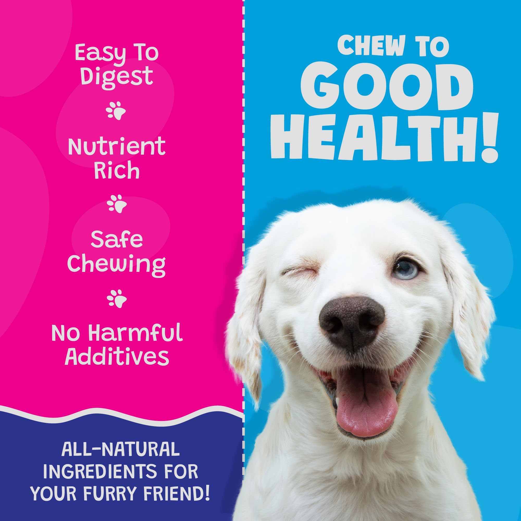 Woof Island Coconut Doggie Chews - Premium, All Natural Coconut Pet Treats - Healthy Puppy & Vitamin Rich Rawhide Free Chews