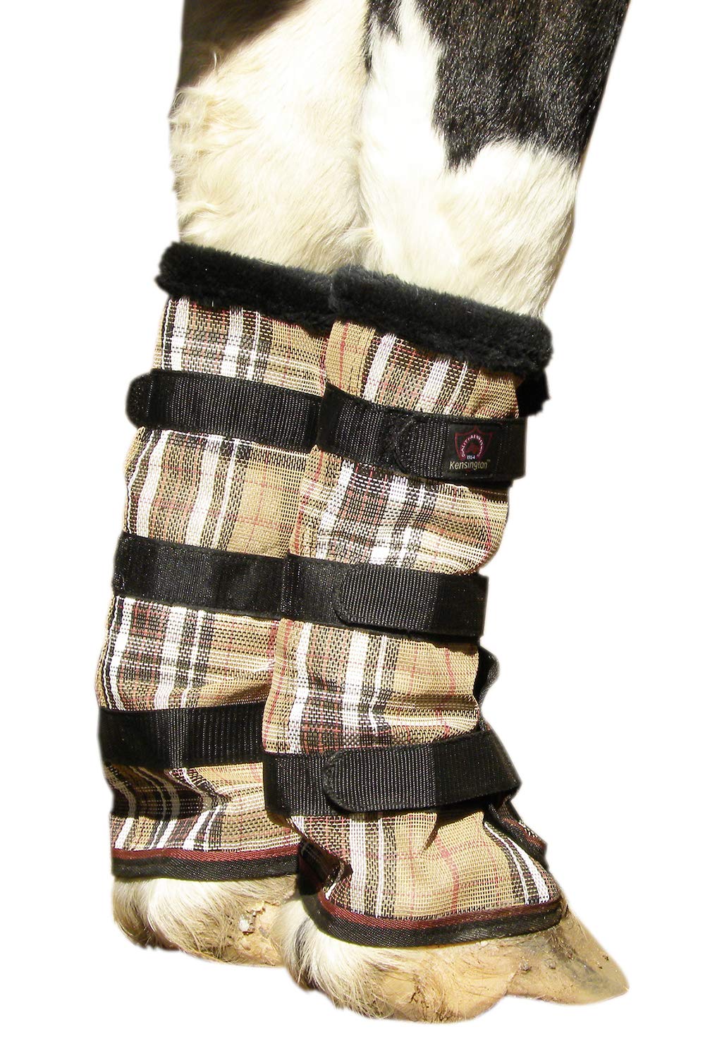 Kensington Summer Protection Fly Boots With Fleece Trim Sold In Pair - Xxl, 2017 Lavender Mint