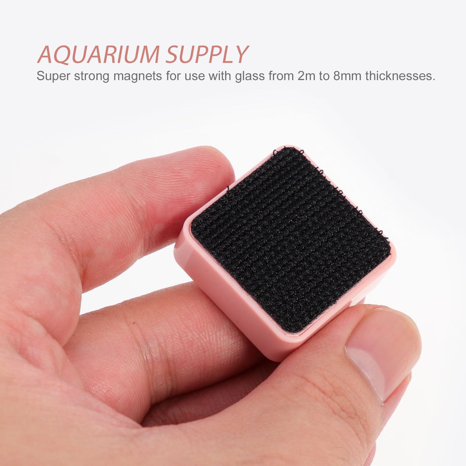 Mipcase Aquarium Magnetic Cleaner for Glass, Mini Magnetic Fish Tank Cleaner Small Aquarium Cleaning Tool for Fish Tank Glass