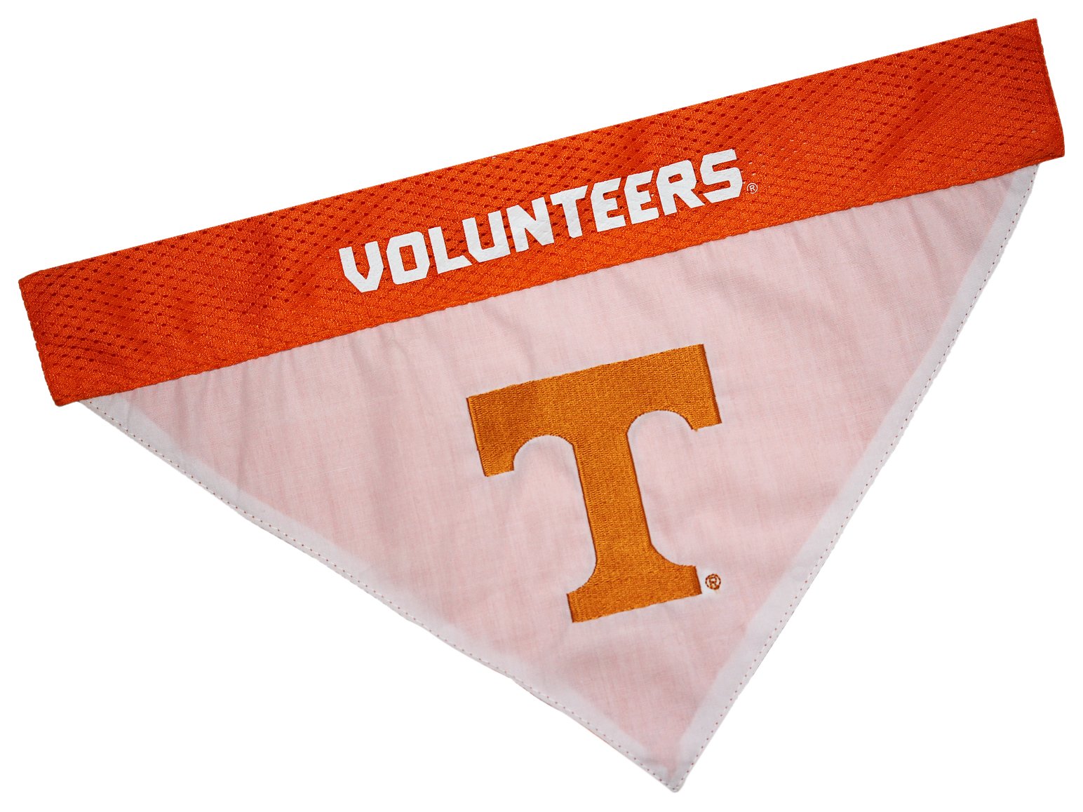 Pets First Collegiate Pet Accessories, Reversible Bandana, Tennessee Volunteers, Large/X-Large