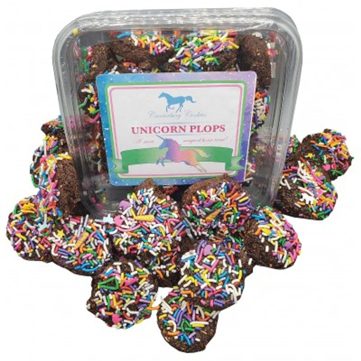 CANTERBURY COOKIES Unicorn Plops Horse Treats - 20 oz Container