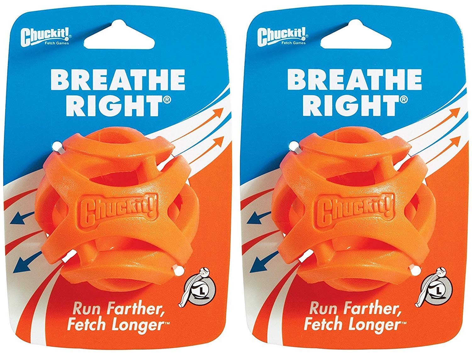 Chuckit Breathe Right Fetch Ball Dog Toy