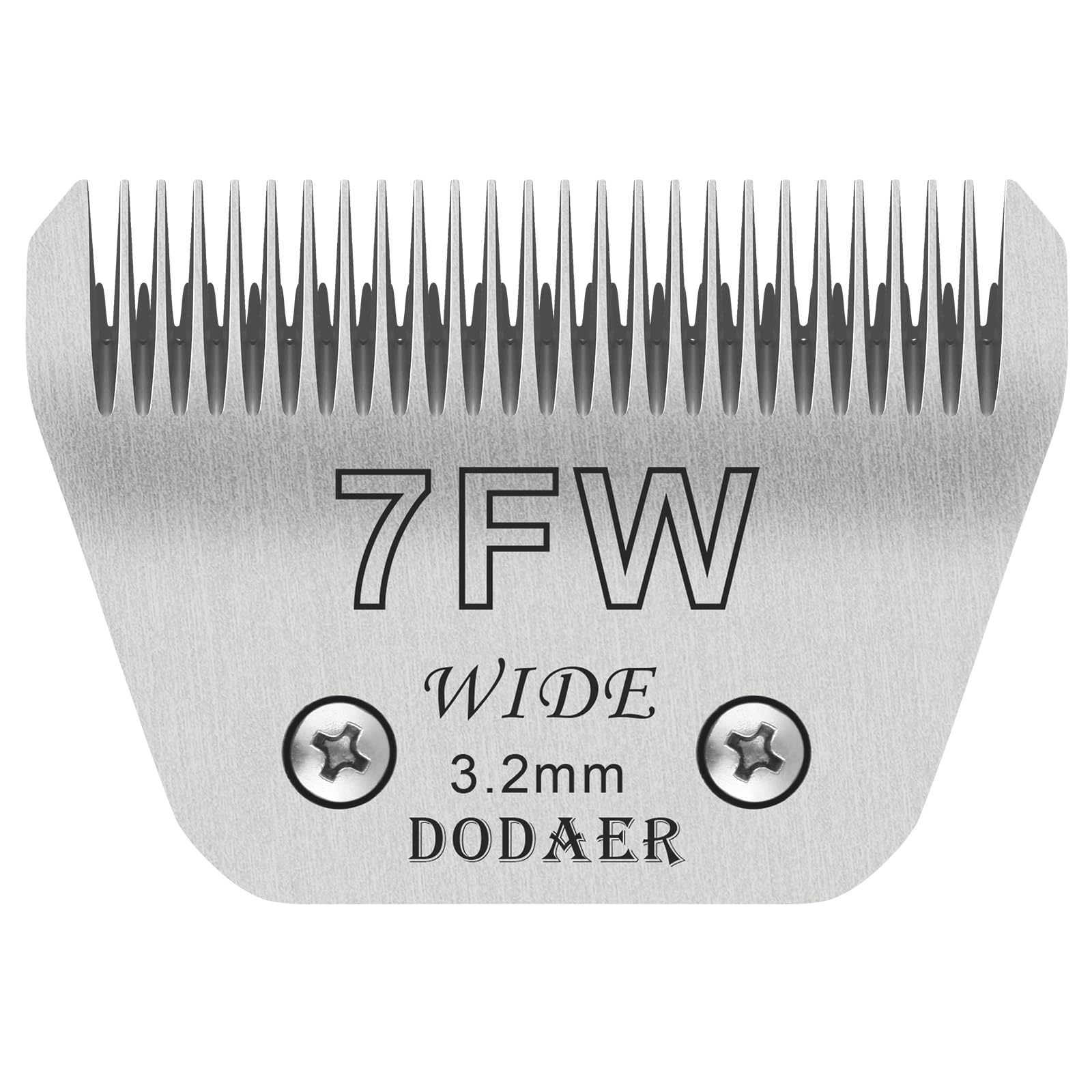 Dodaer Detachable Pet Dog Grooming Blades-Size 7Fw Dog Grooming Wide Blade,Cutting Length 1/8'' 3.2Mm,Compatible With Most Andis