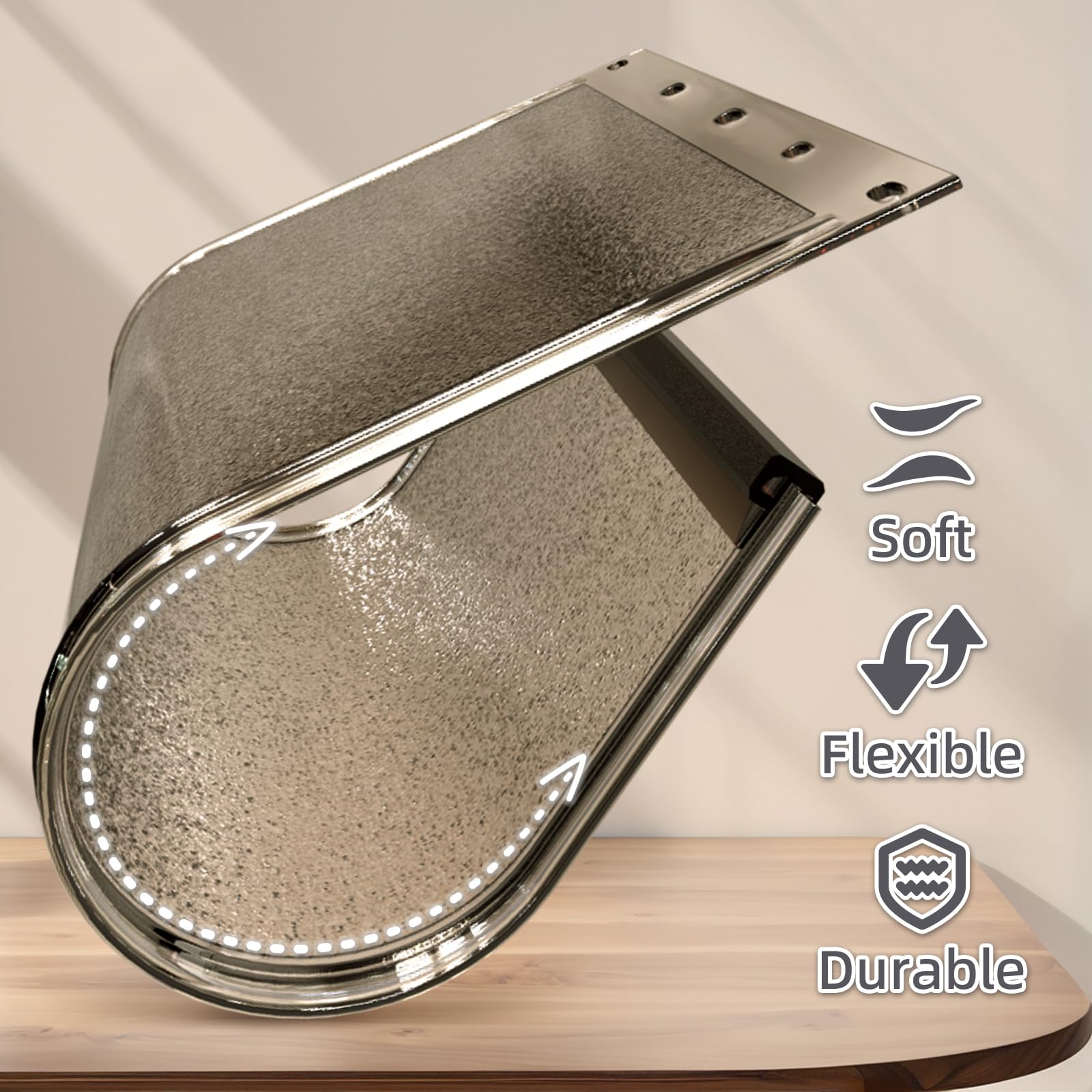 Pac11-11039 Dog Door Replacement Flaps For Dogs And Cat, Doggy Doggie Pet Flap Replacement Doors Compatible With Petsafe, Size 1