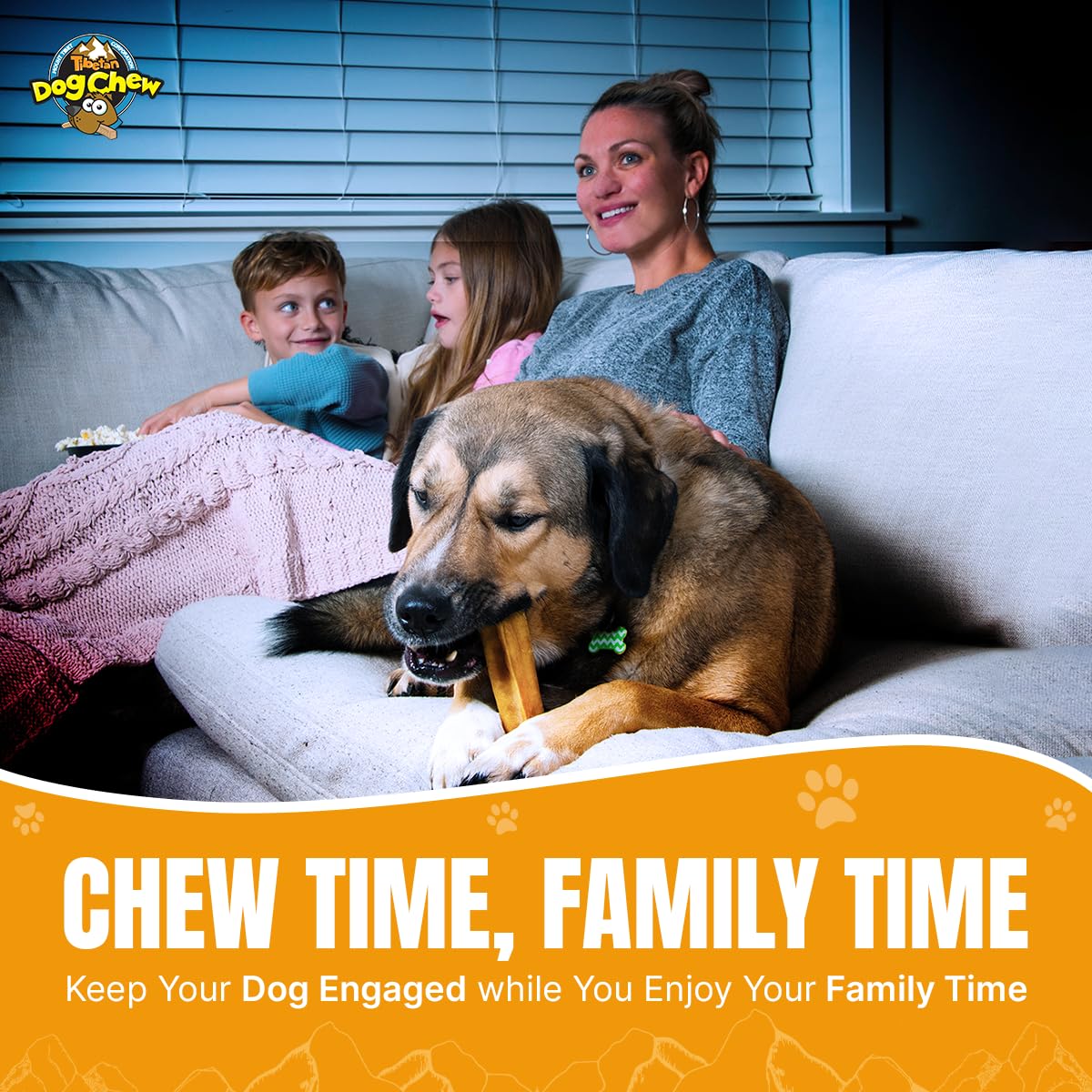 Tibetan Dog Chew 2 lb Yak Cheese Dog Chews, Handmade Treats for Large Dogs, Long-Lasting, Easy to Digest, Grain-Free, Gluten-Fre
