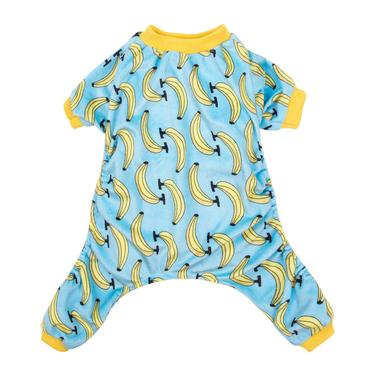 Cutebone Dog Pajamas Banana Puppy Apparel Doggie Onesies Pet Clothes Cat Pjs P06S Small