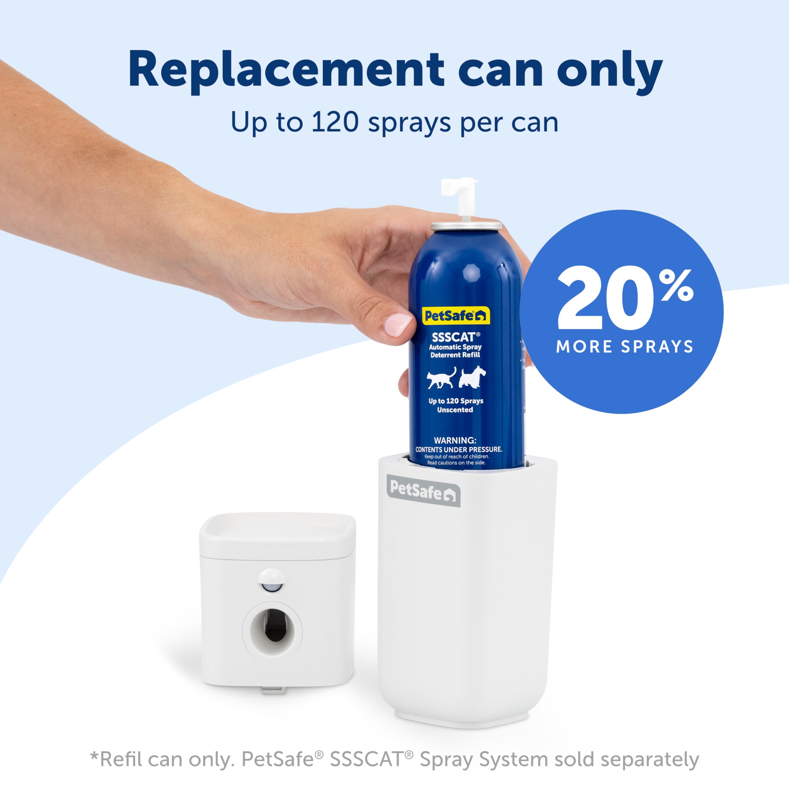 Petsafe Ssscat Refill Can For Motion Activated Automatic Spray Pet Deterrent For Cats And Dogs