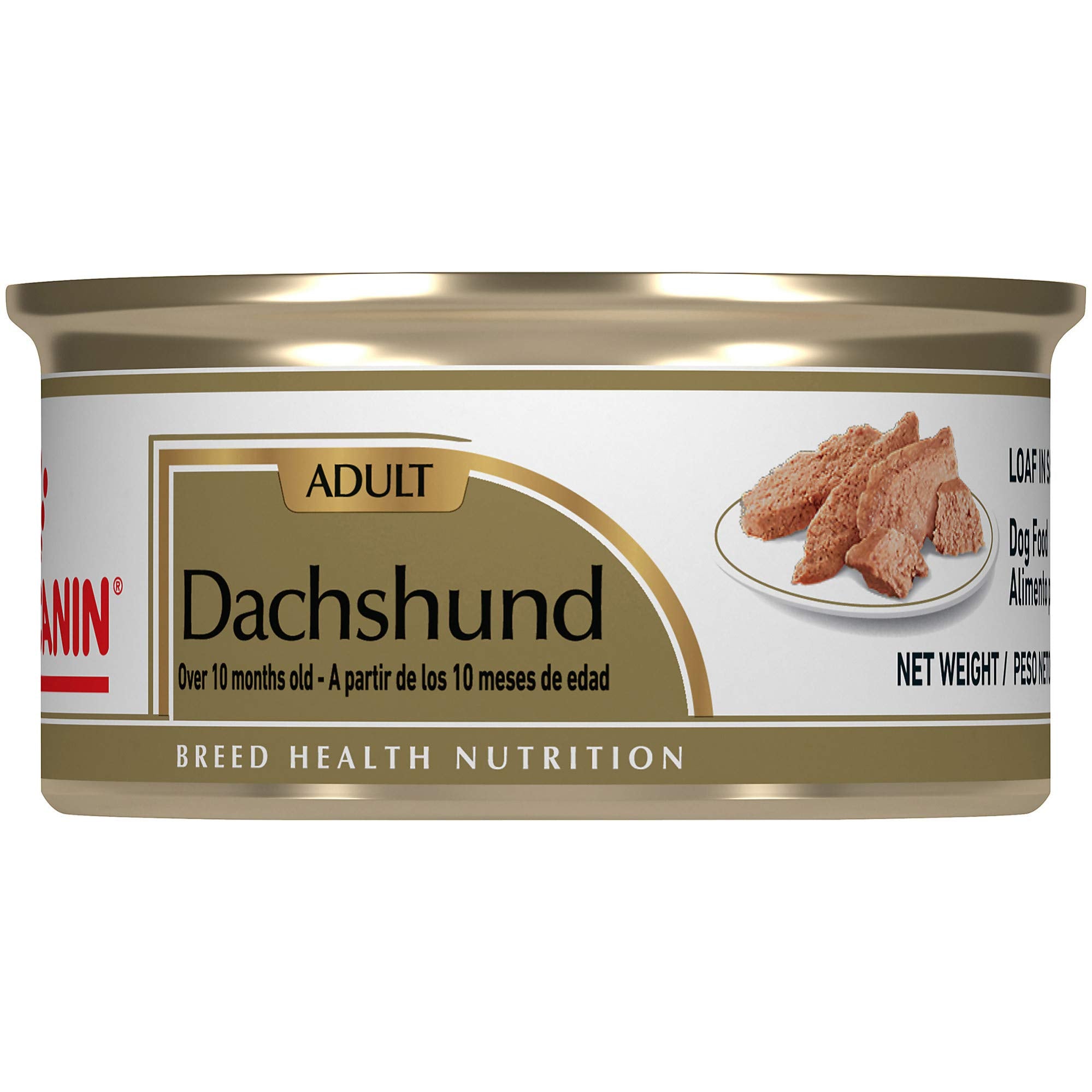 Royal Canin Dachshund Adult Loaf in Sauce Canned Dog Food, 3 oz (Pack of 24)
