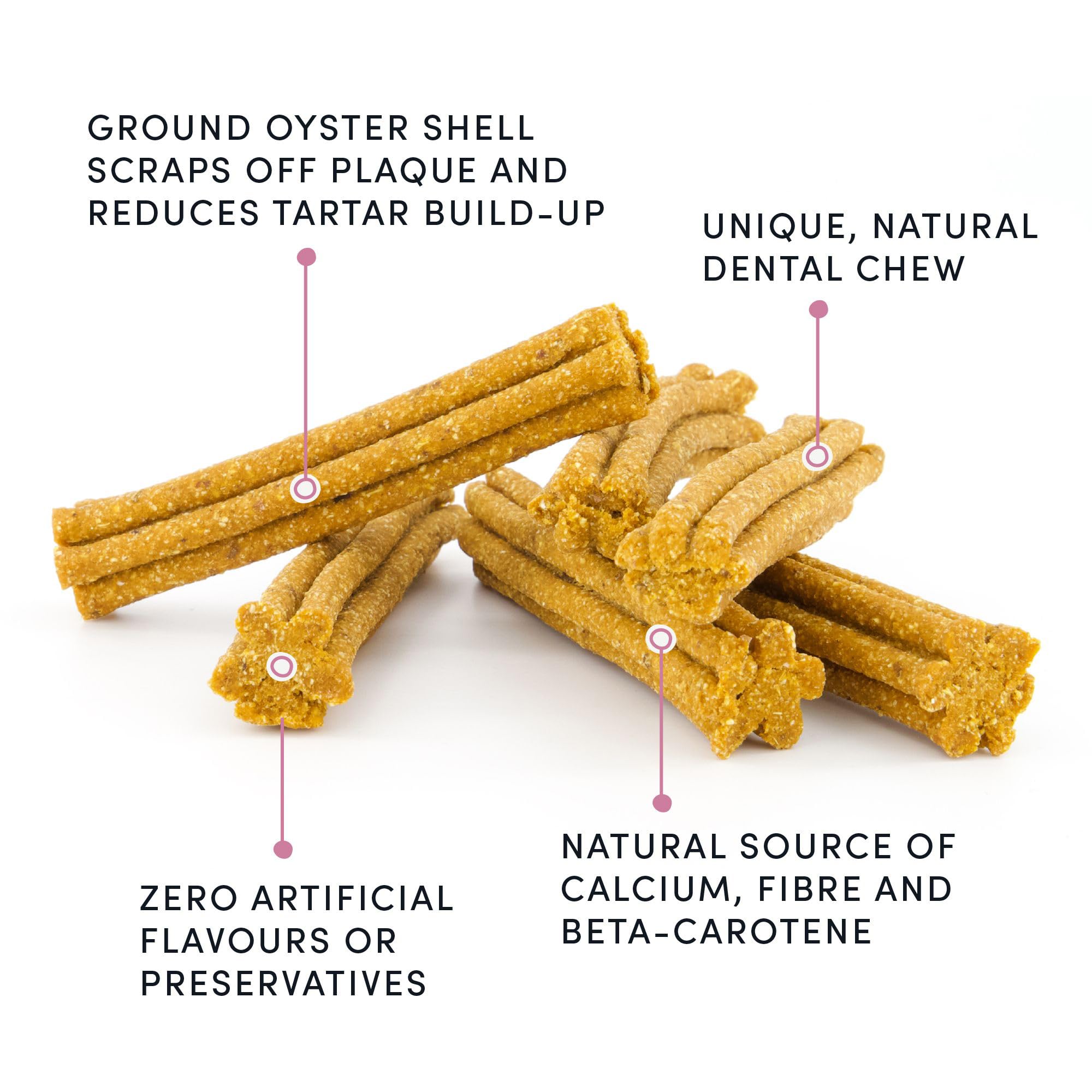 Crumps Naturals Plaque Busters 3.5 (18ct) 9.0oz/255g Dog Dental Treat